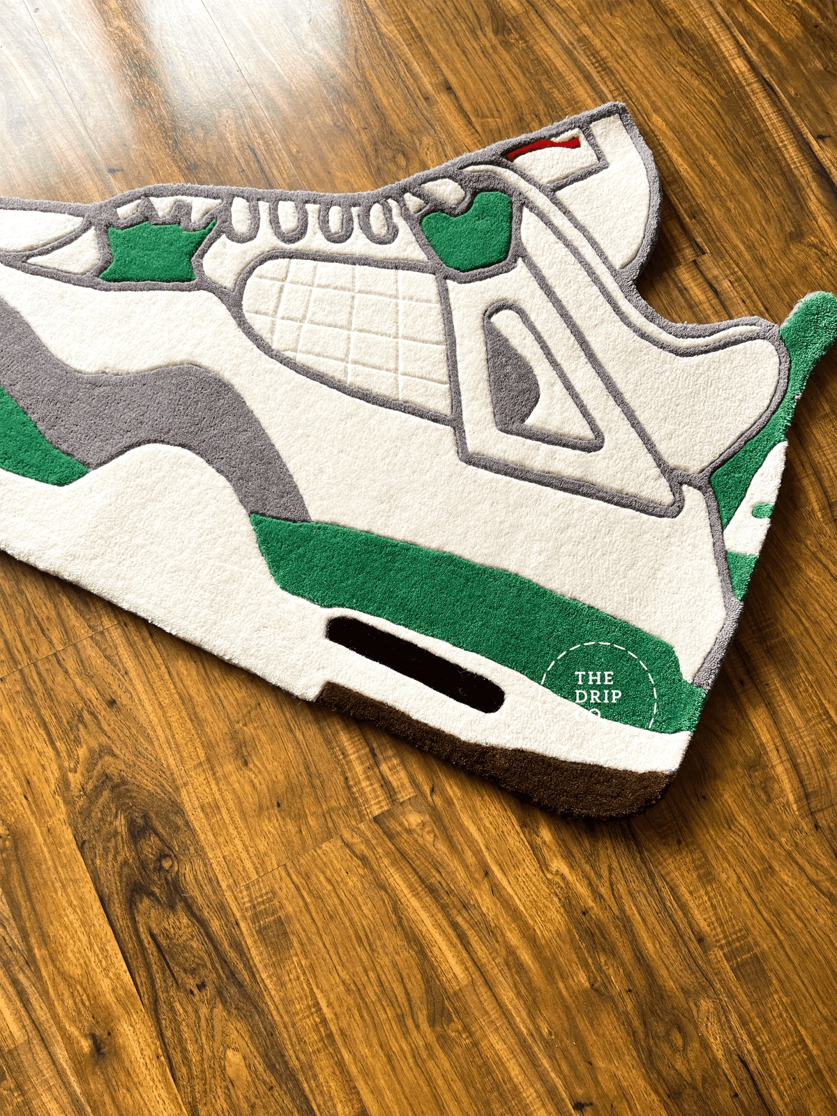 Green Custom Shoe Custom Rug