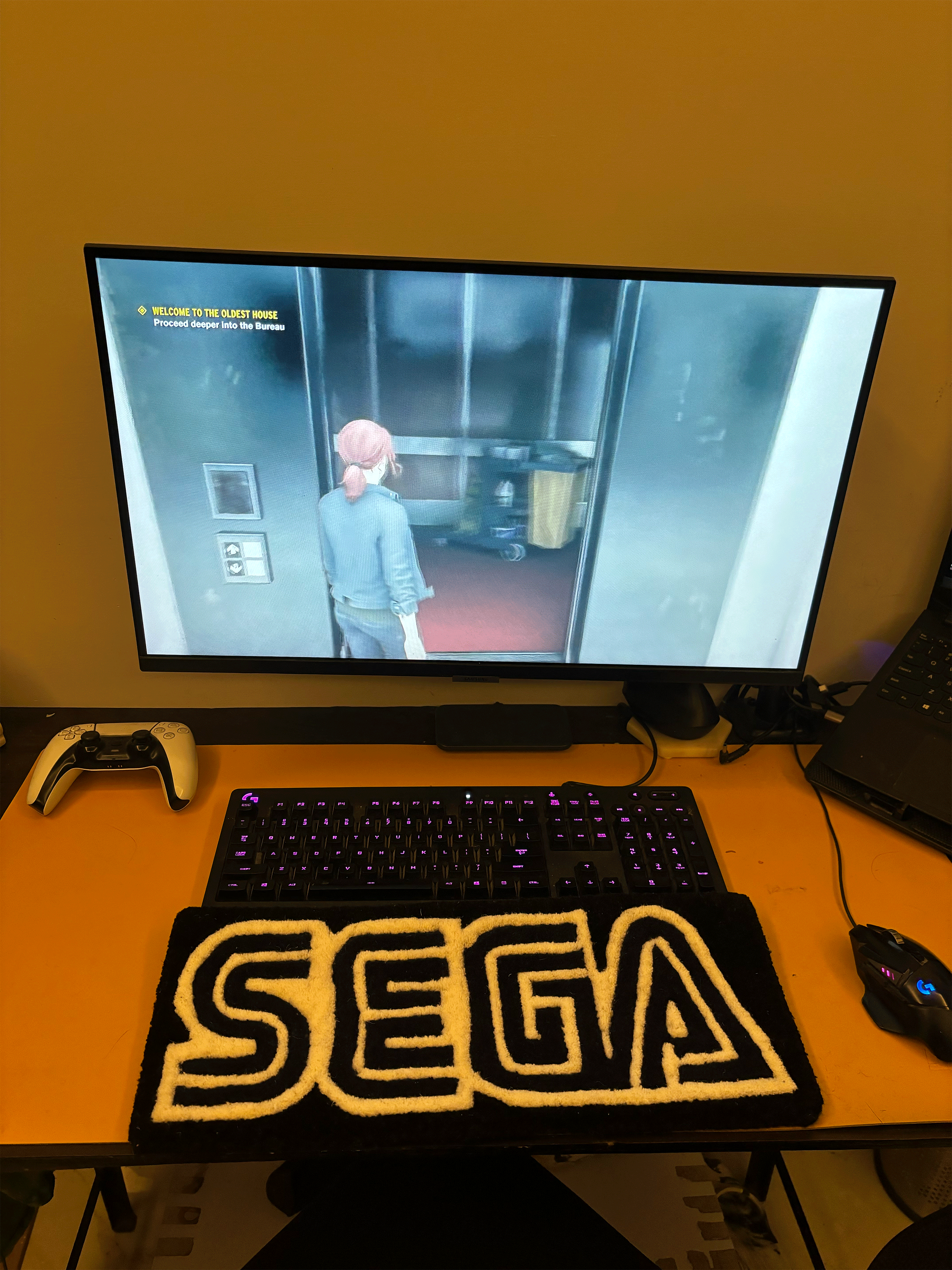 SEGA logo Keyboard Custom Rug