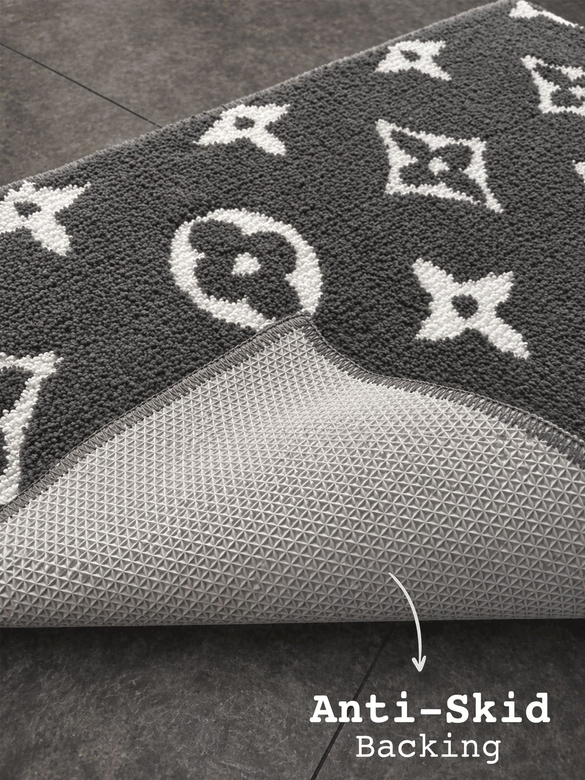Sup Grey Bath Custom Mat