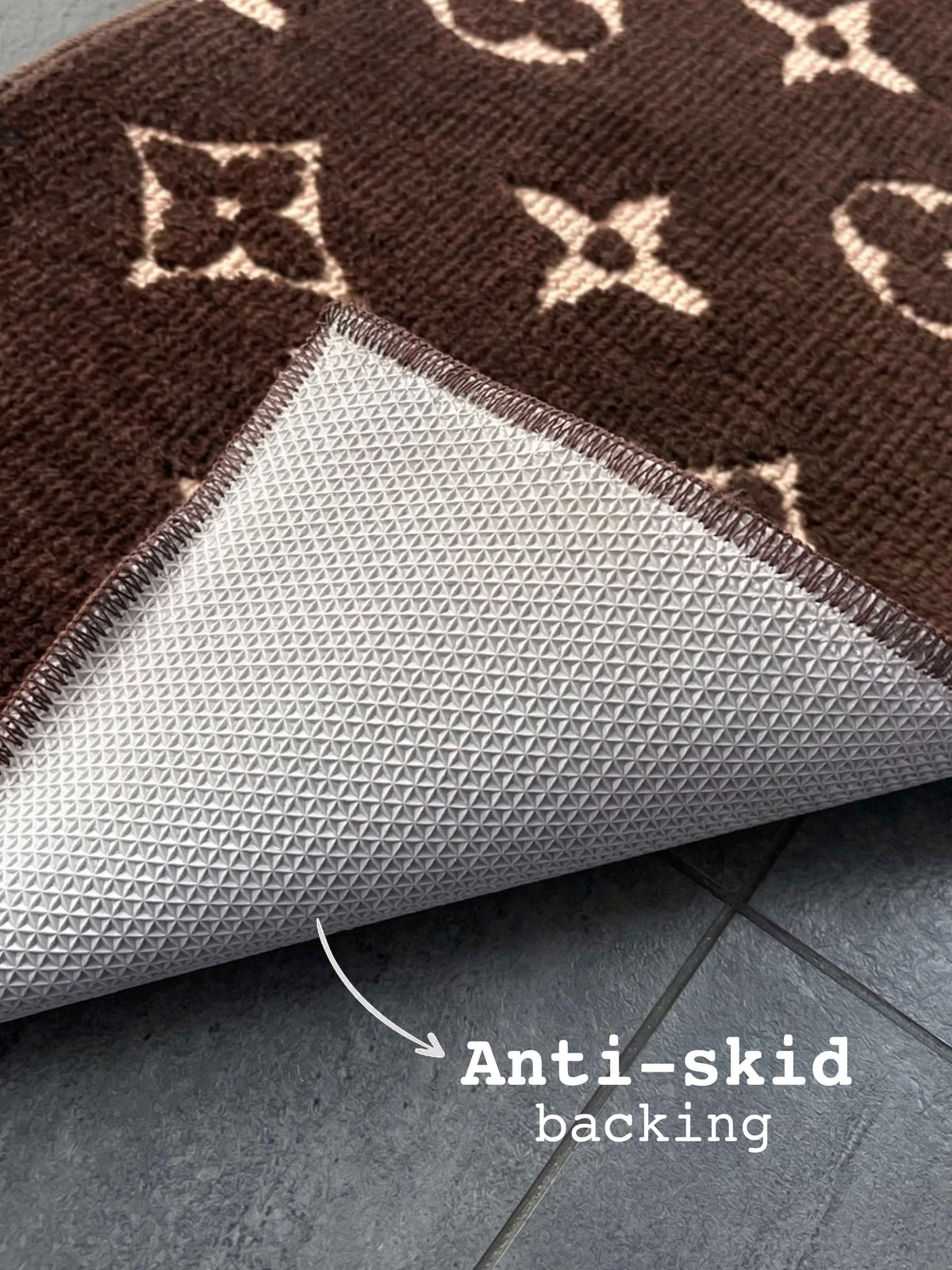 Sup Brown Bath Custom Mat