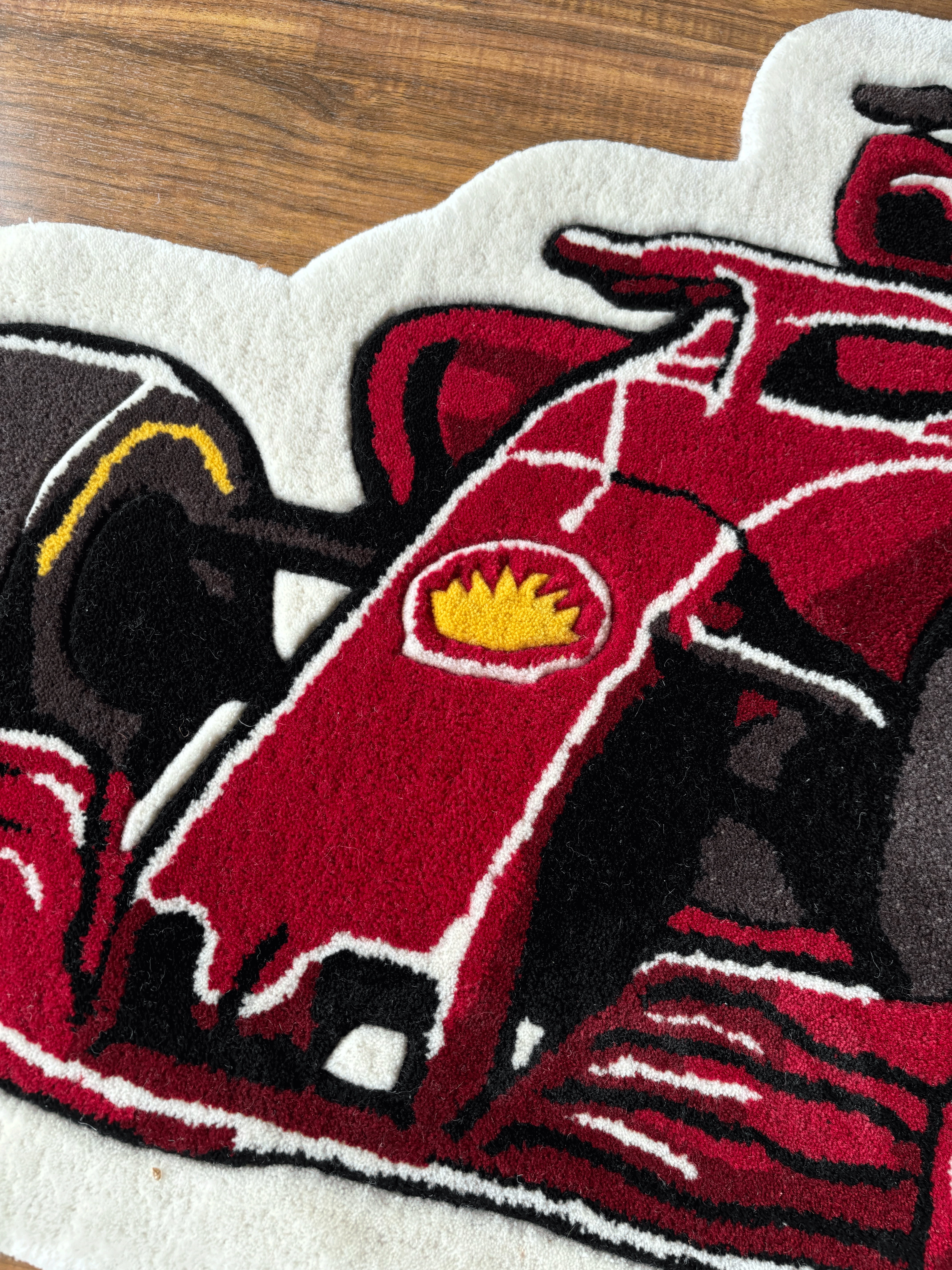 F1 Ferrari Custom Rug
