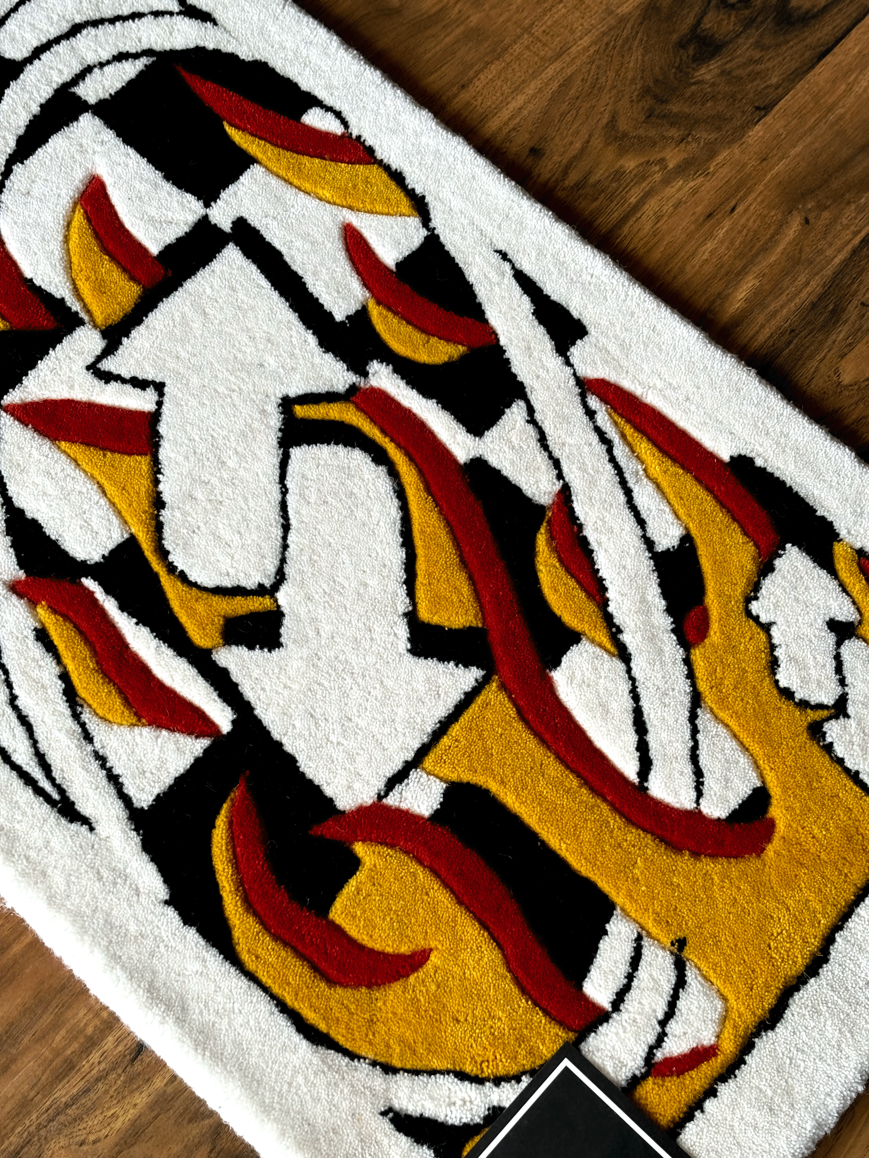 UNO fire Card Custom Rug