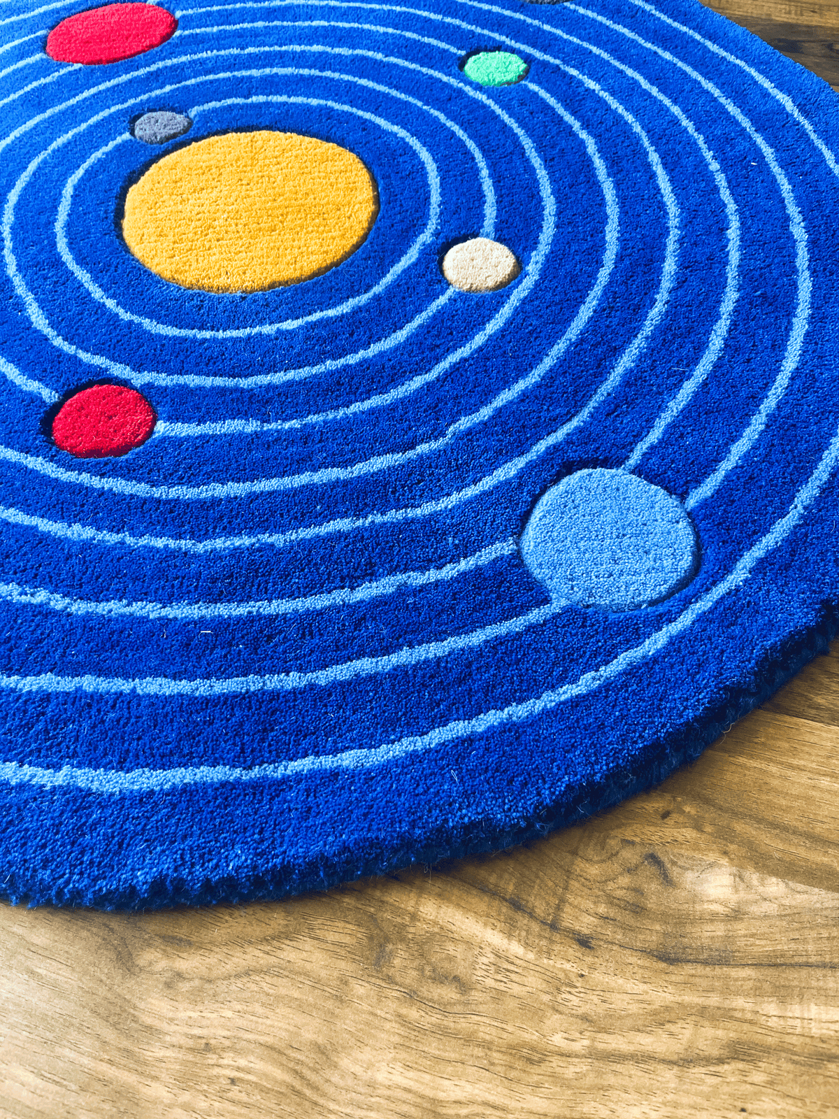 Solar System Hand Tufted Custom Rug by The Drip Co.