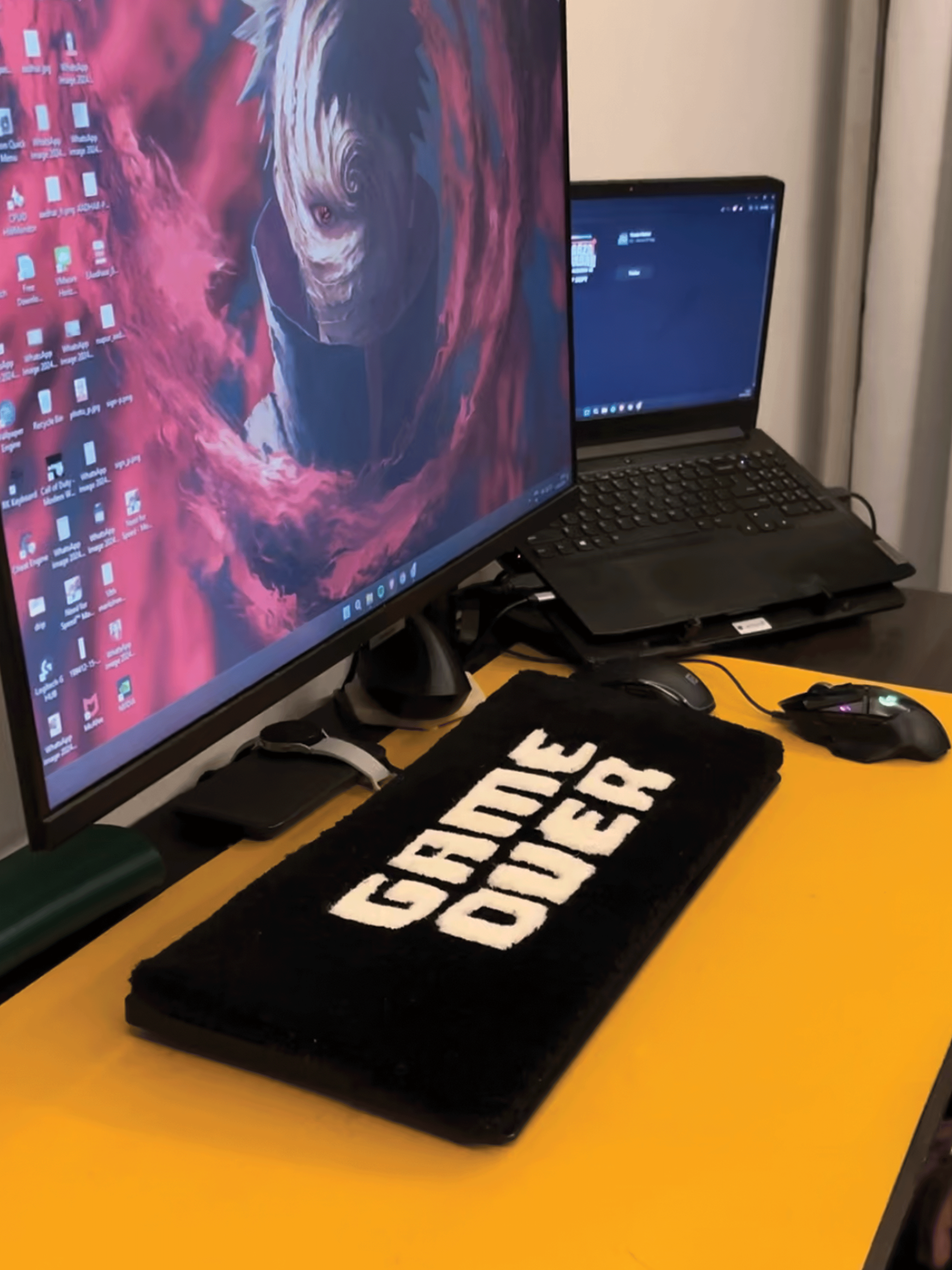 Game over Keyboard Custom Rug