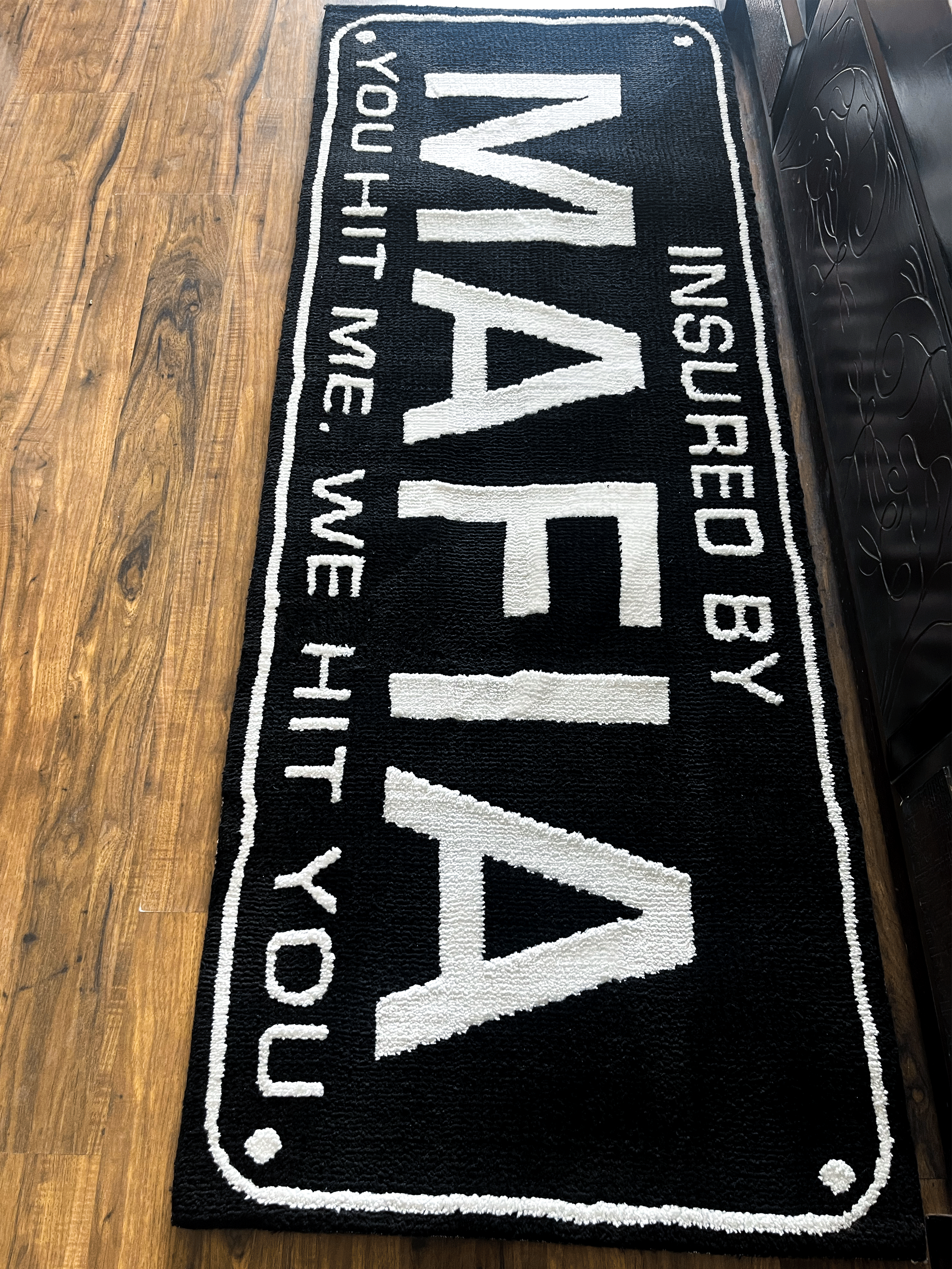 Mafia Machine Made Custom Rug