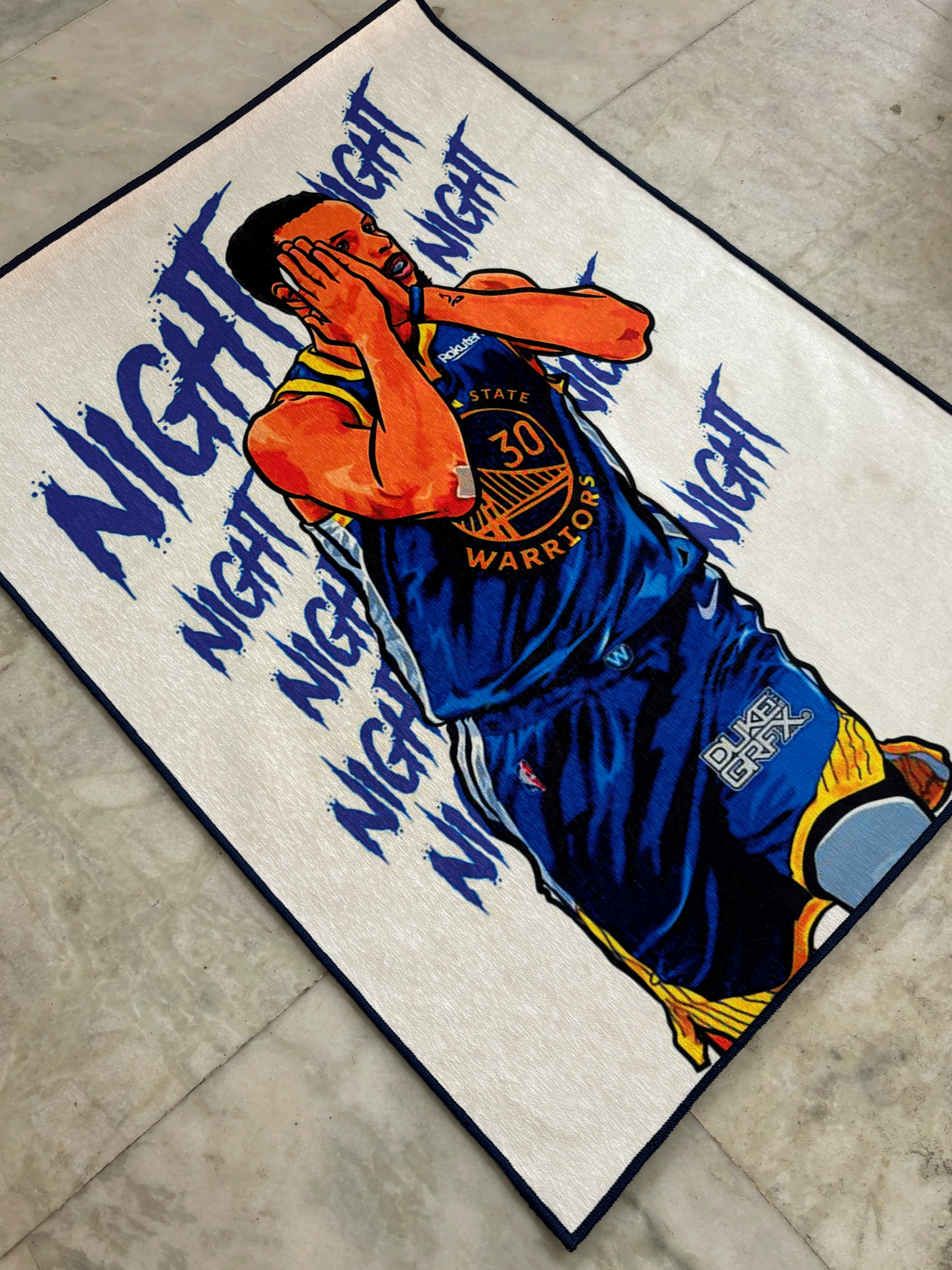 Stephen curry Washable Custom Rug