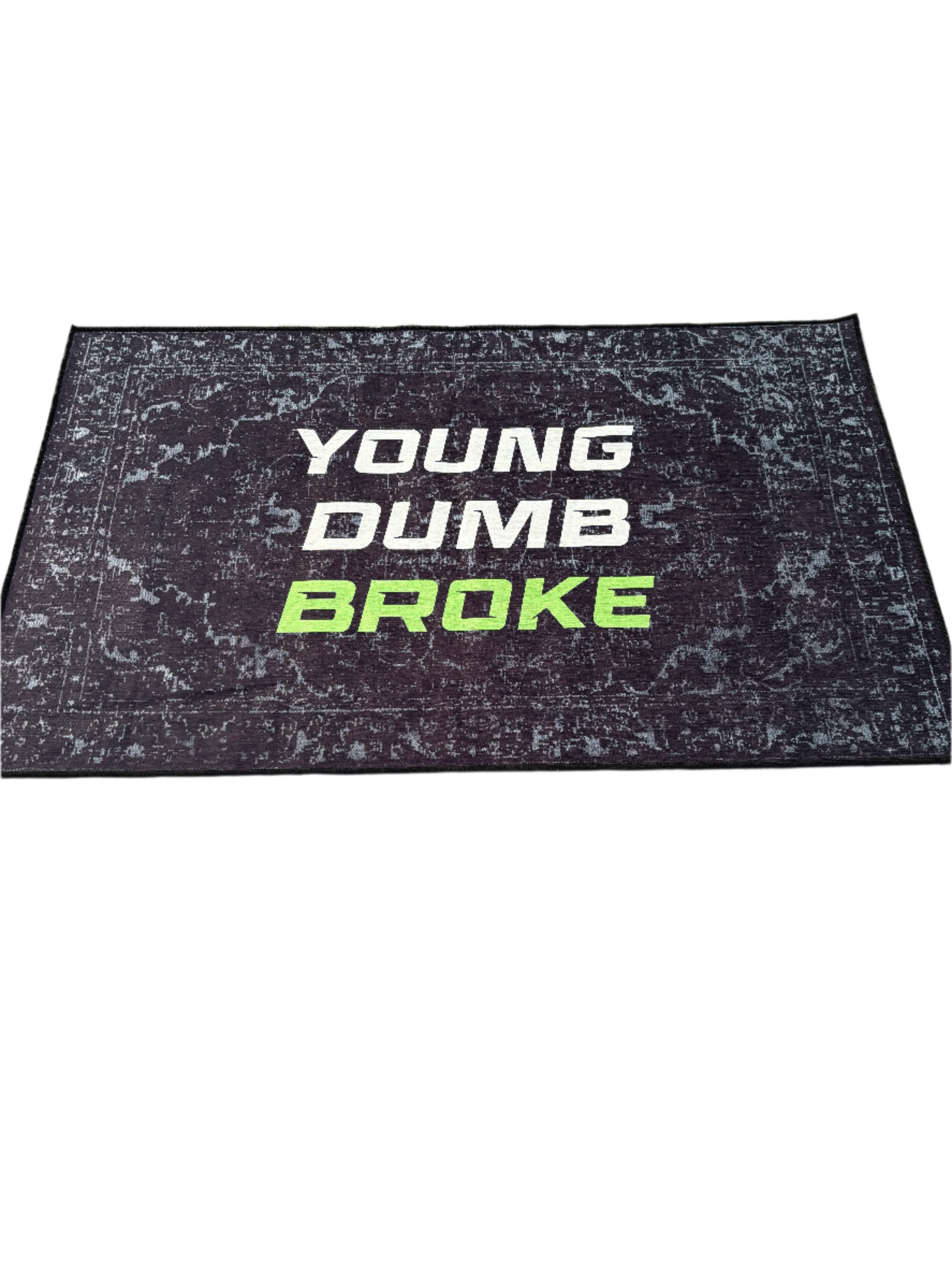 Young Dumb Broke Washable Custom Rug
