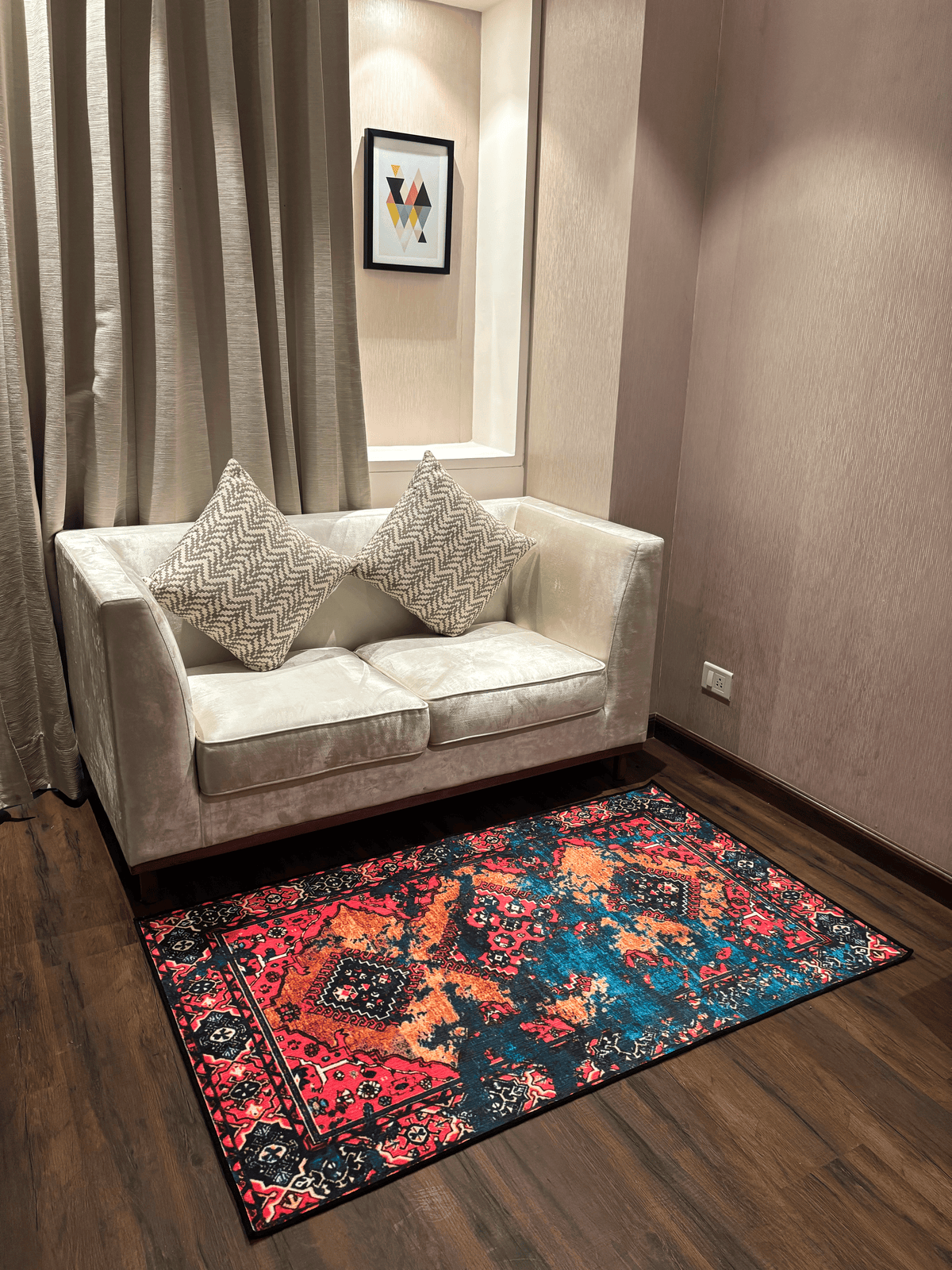 Traditional design Washable Custom Rug
