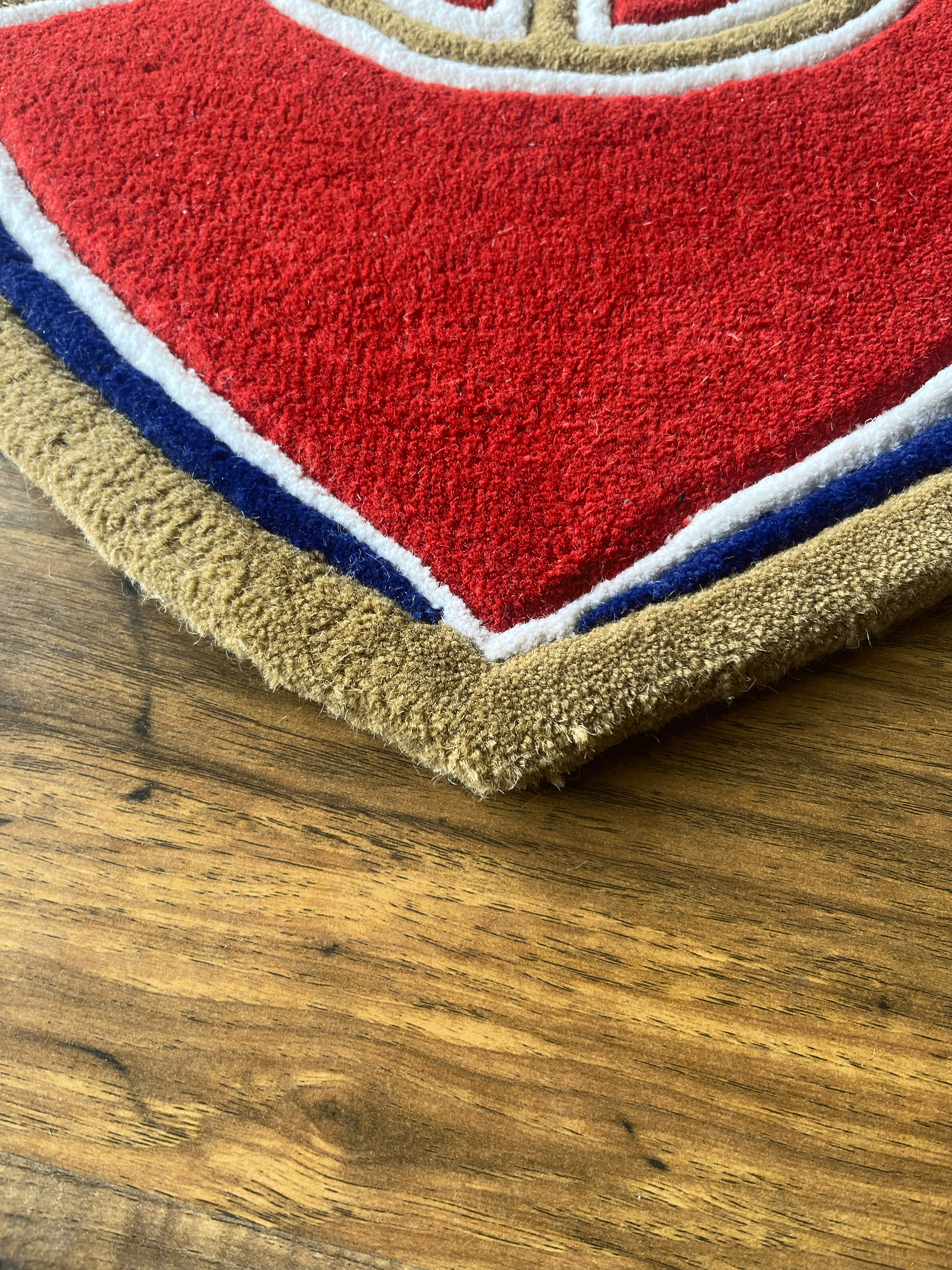 Arsenal Football Club Hand Tufted Custom Rug by The Drip Co.