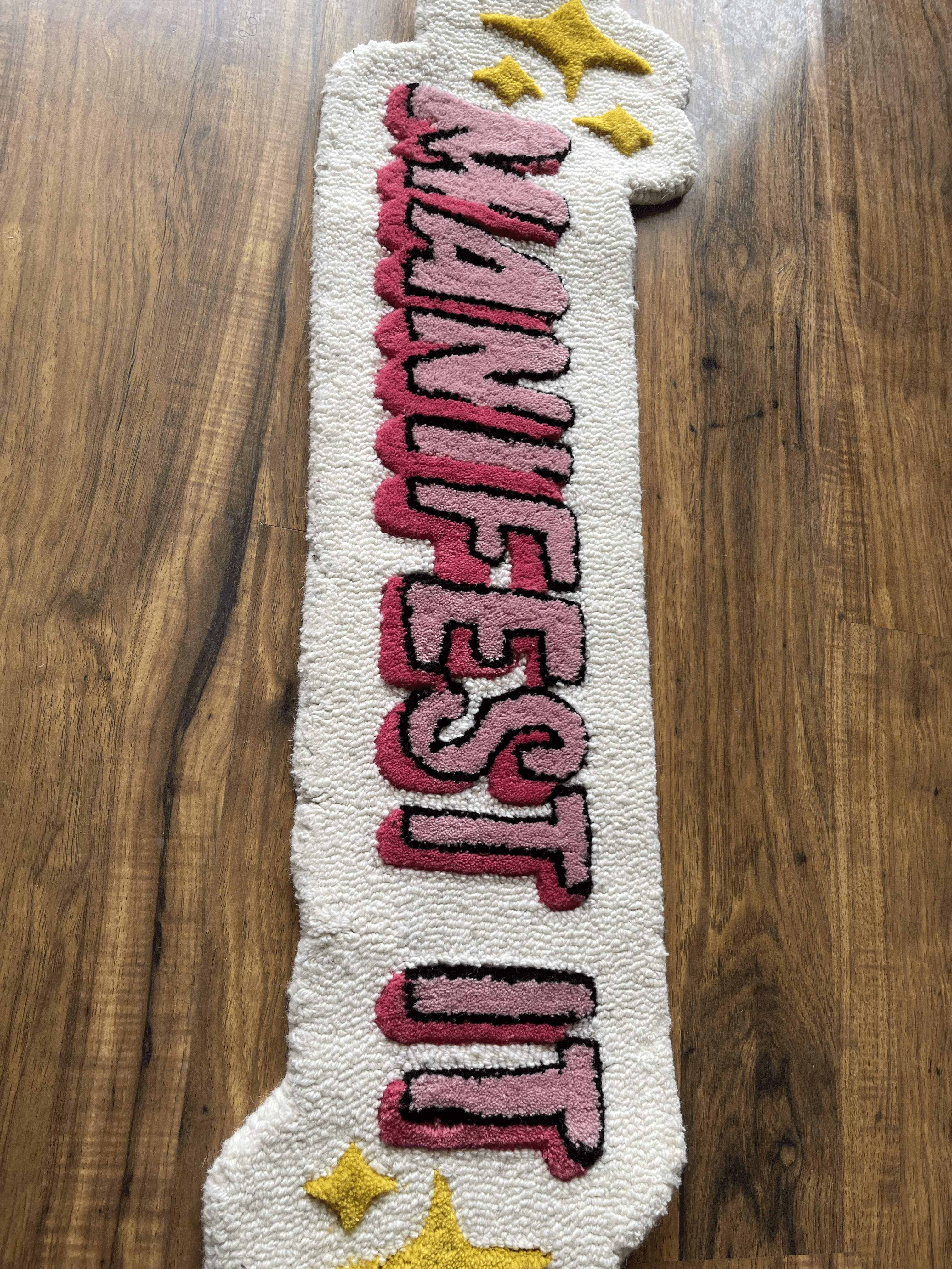 Manifest It Custom Rug