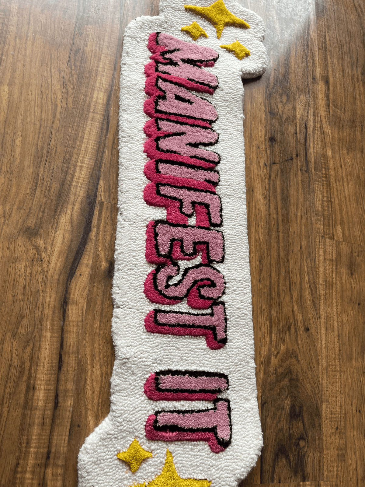 Manifest It Custom Rug