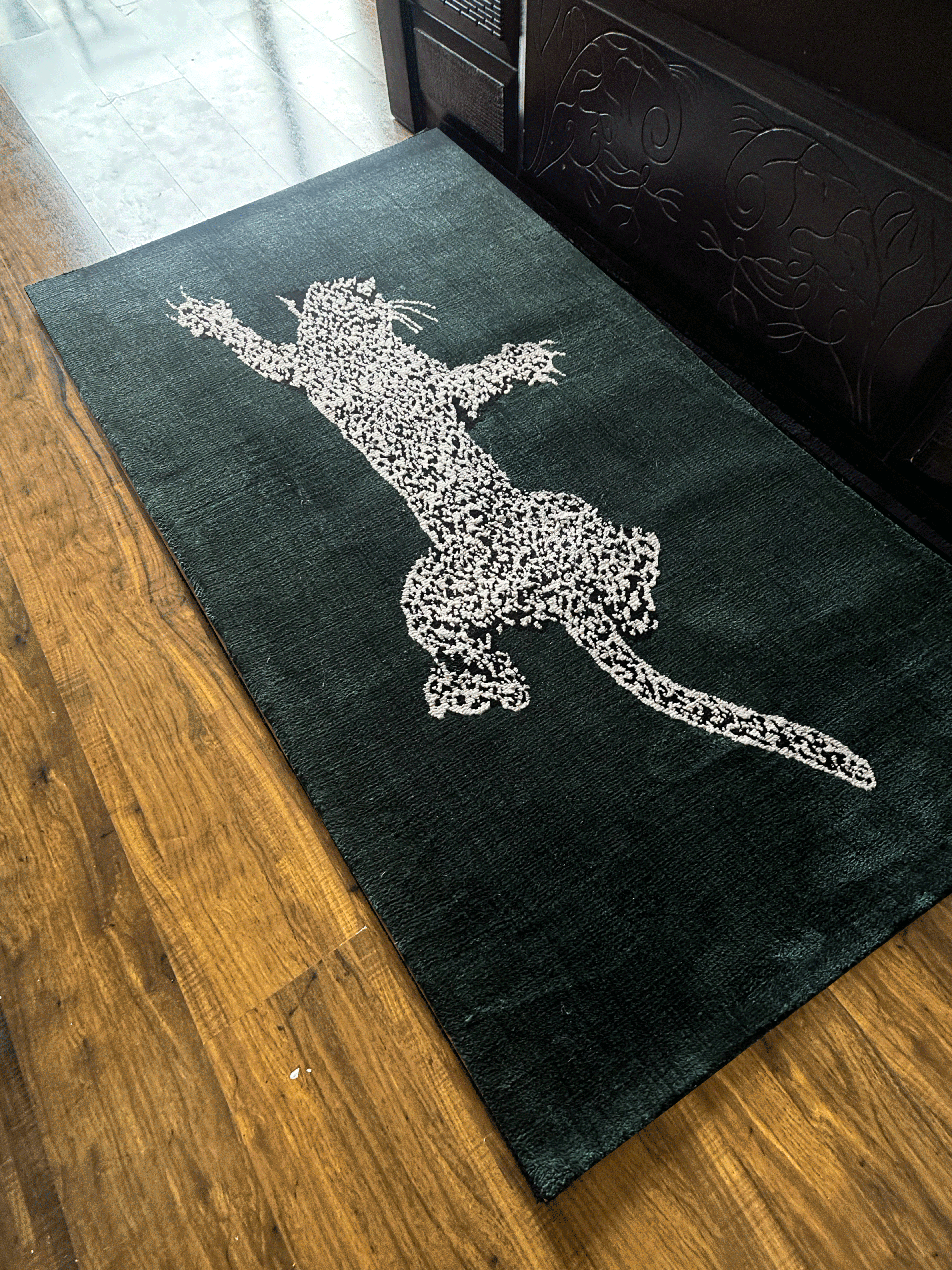 Tiger Machine Made Custom Rug