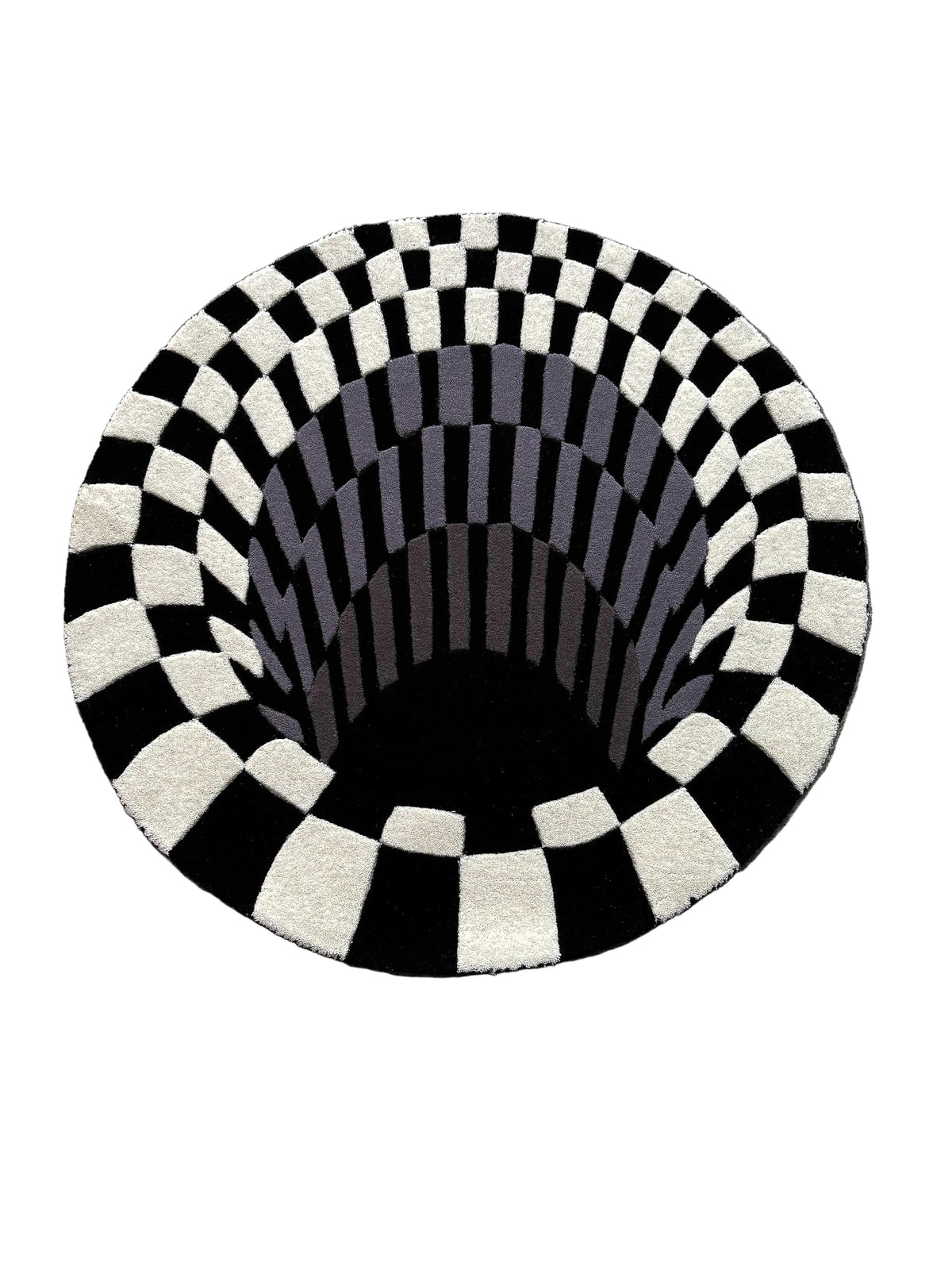 Black Hole Tufted Custom Rug