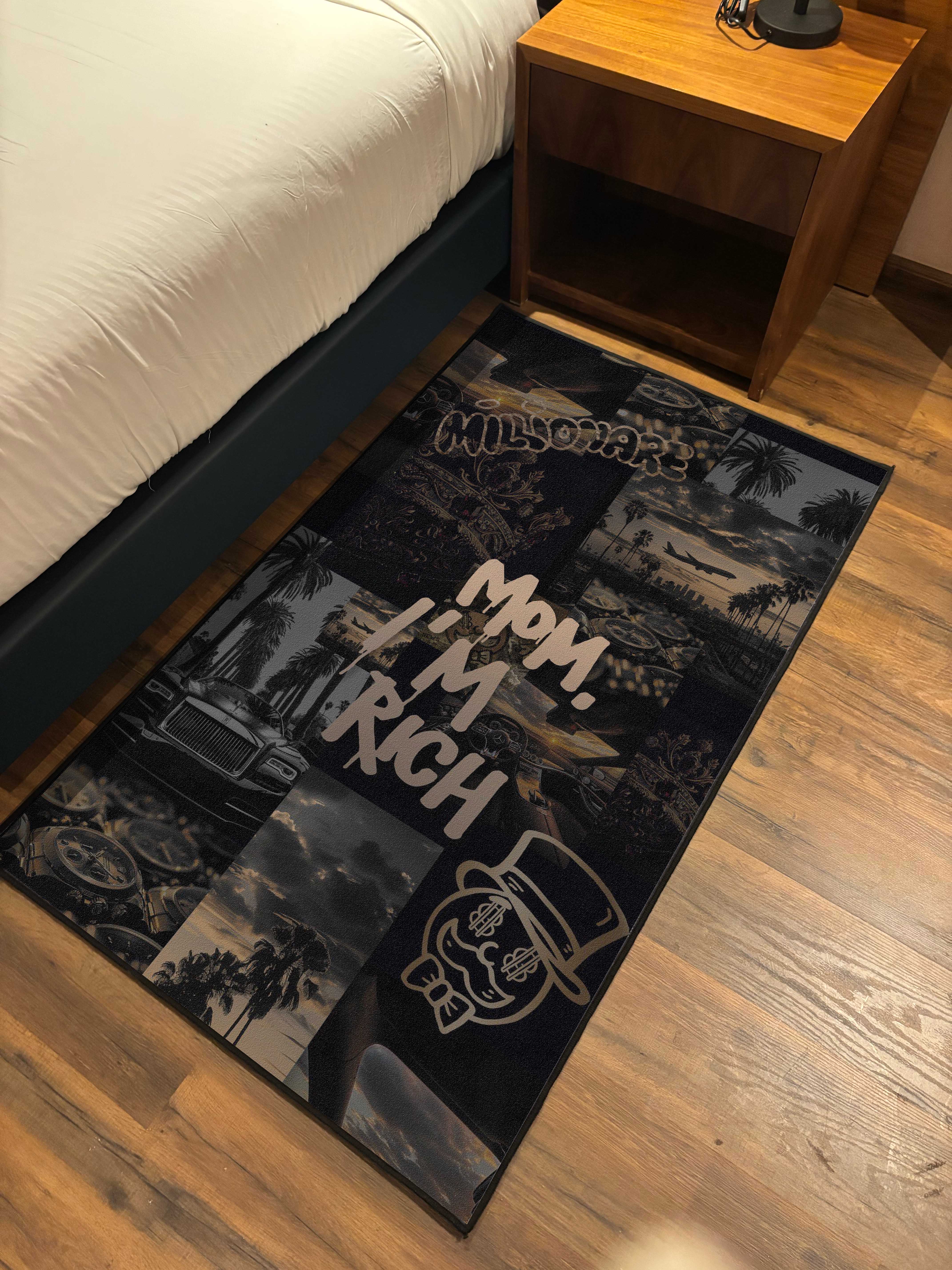 Mom I am Rich OG Washable Rug