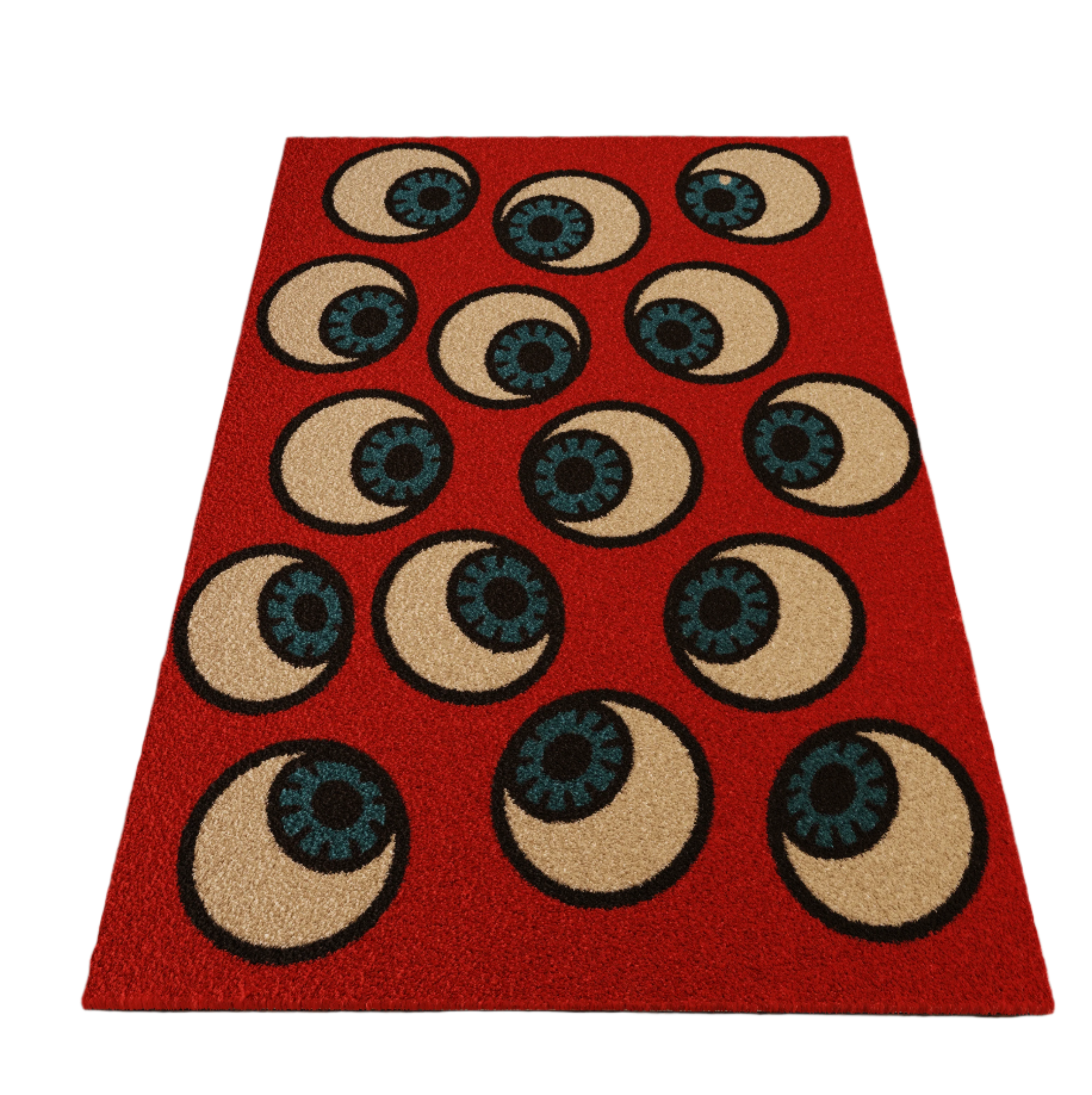 Anxiety eye emotion Tufted Custom Rug