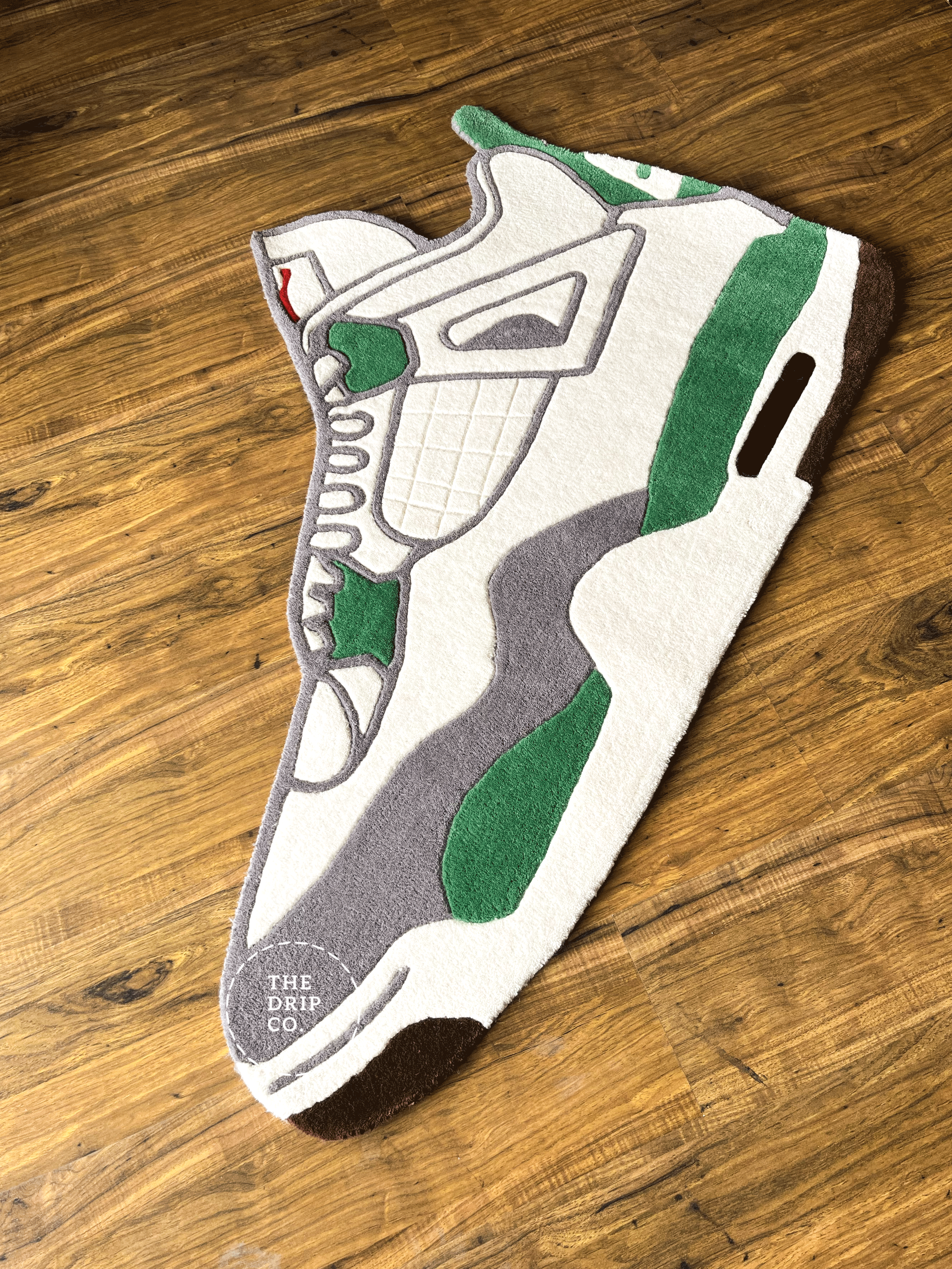 Green Custom Shoe Custom Rug