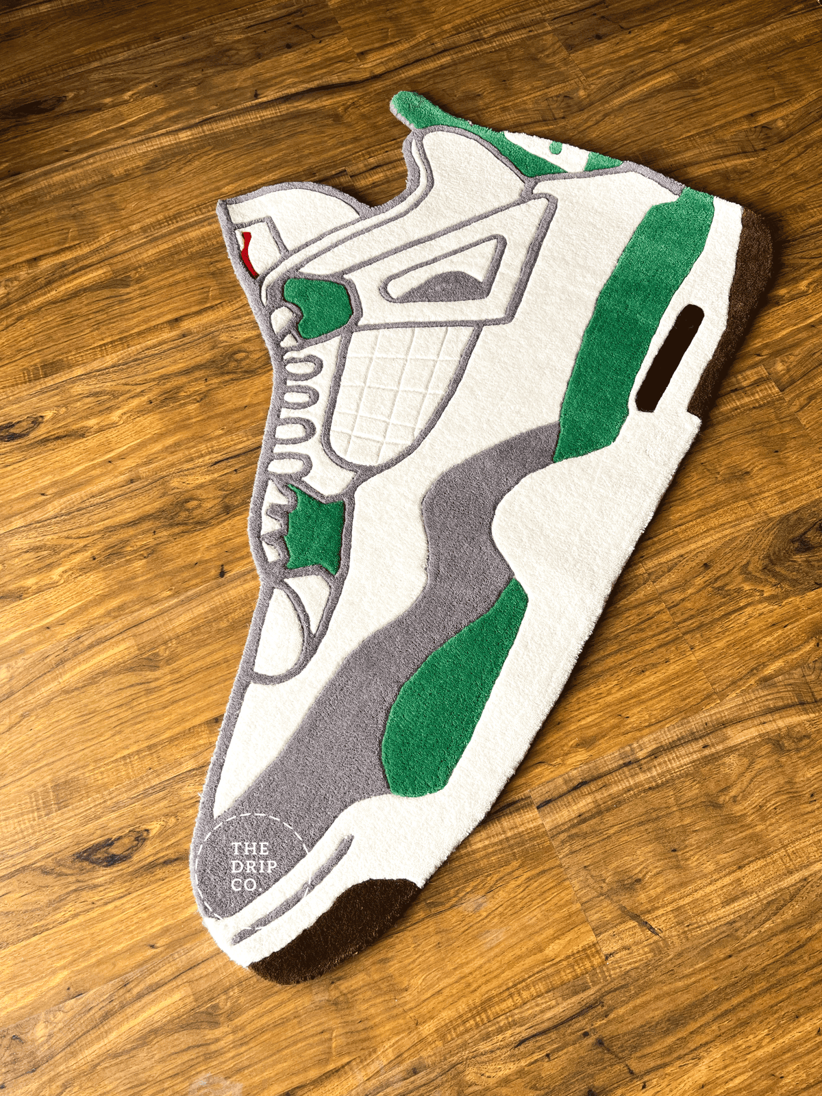 Green Custom Shoe Custom Rug