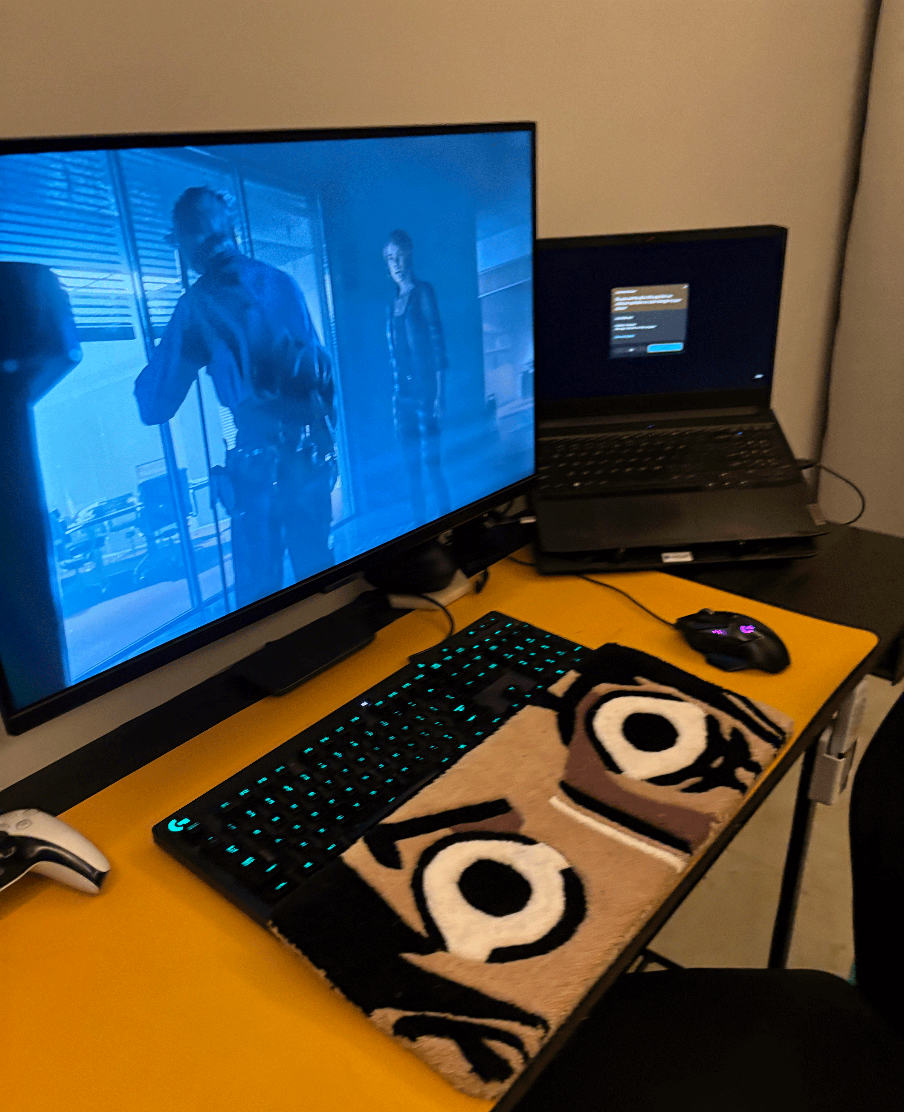 Anime eye Keyboard Custom Rug