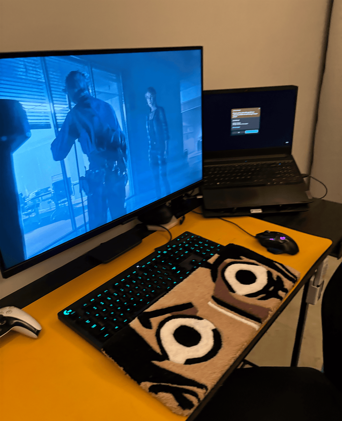 Anime eye Keyboard Custom Rug