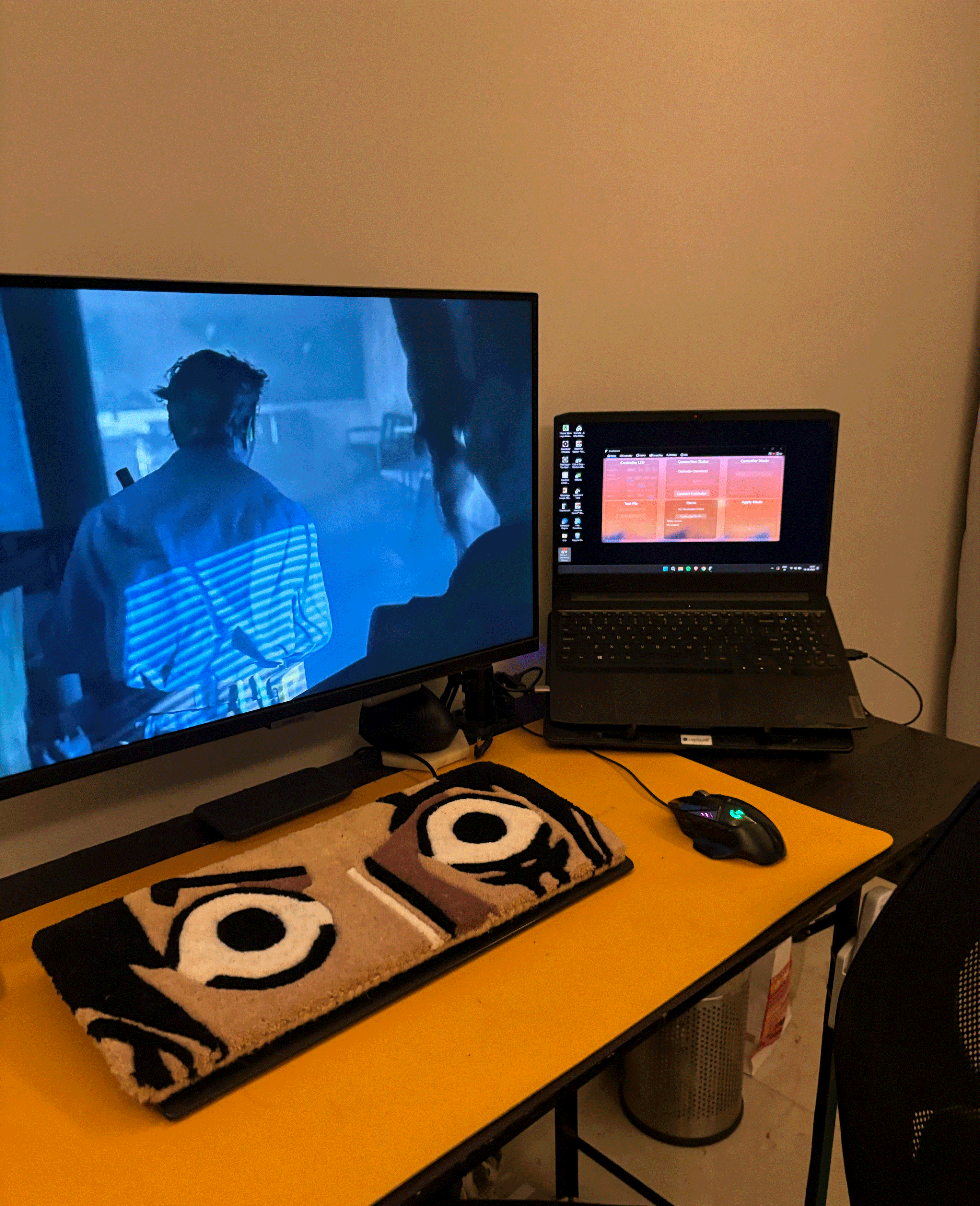 Anime eye Keyboard Custom Rug