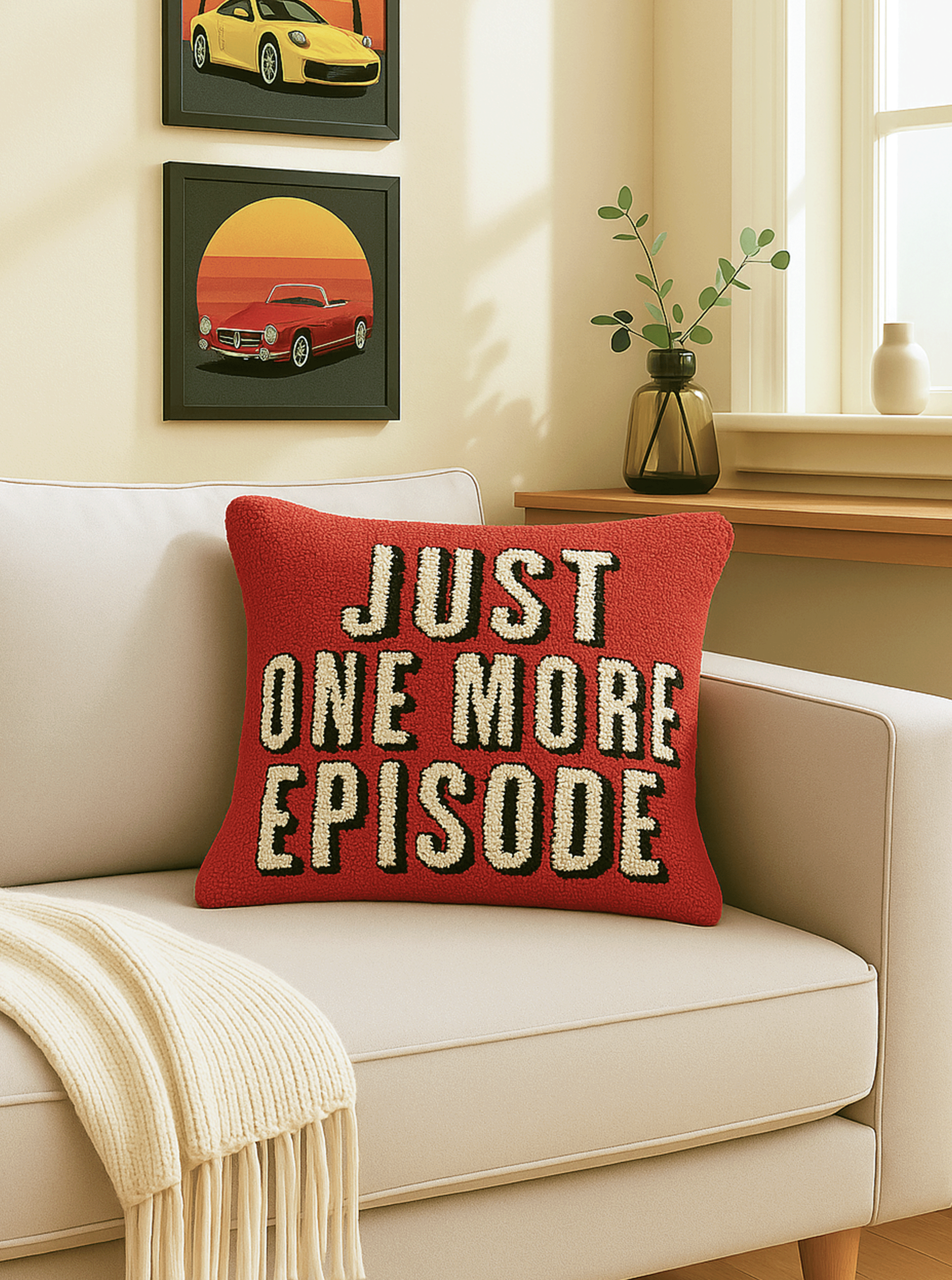 One More episode cushion cover