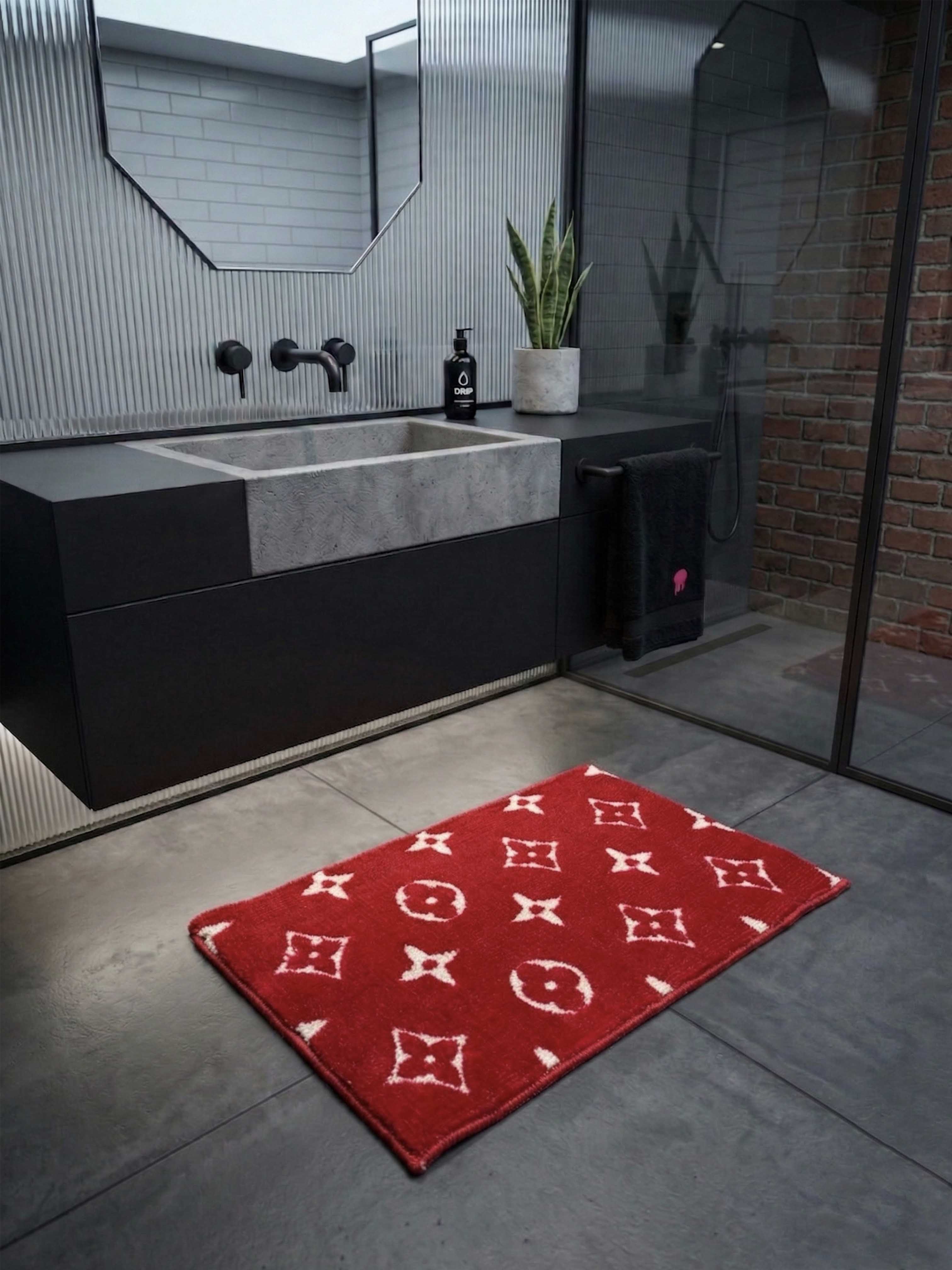 Sup Red Bath Custom Mat