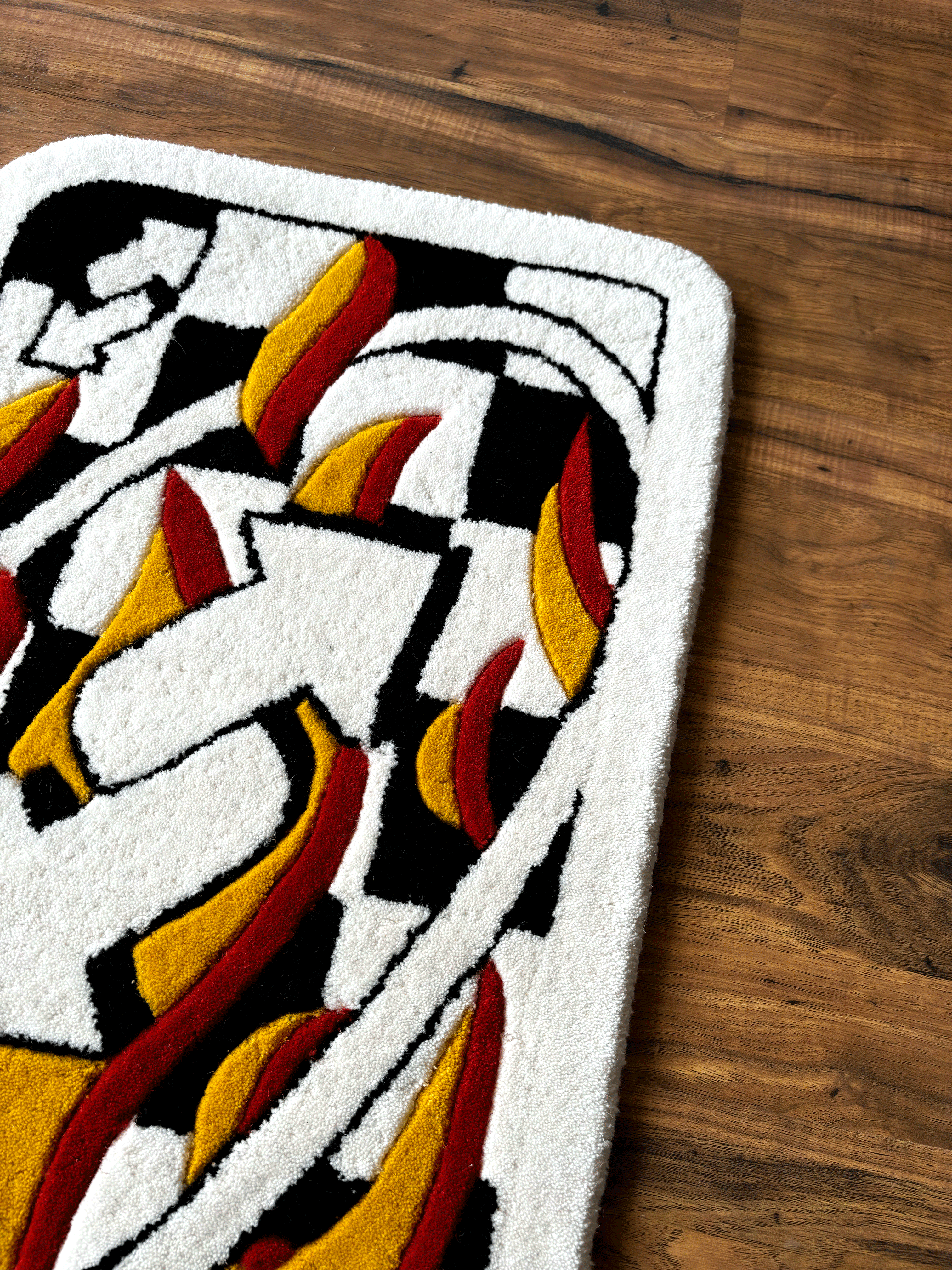 UNO fire Card Custom Rug