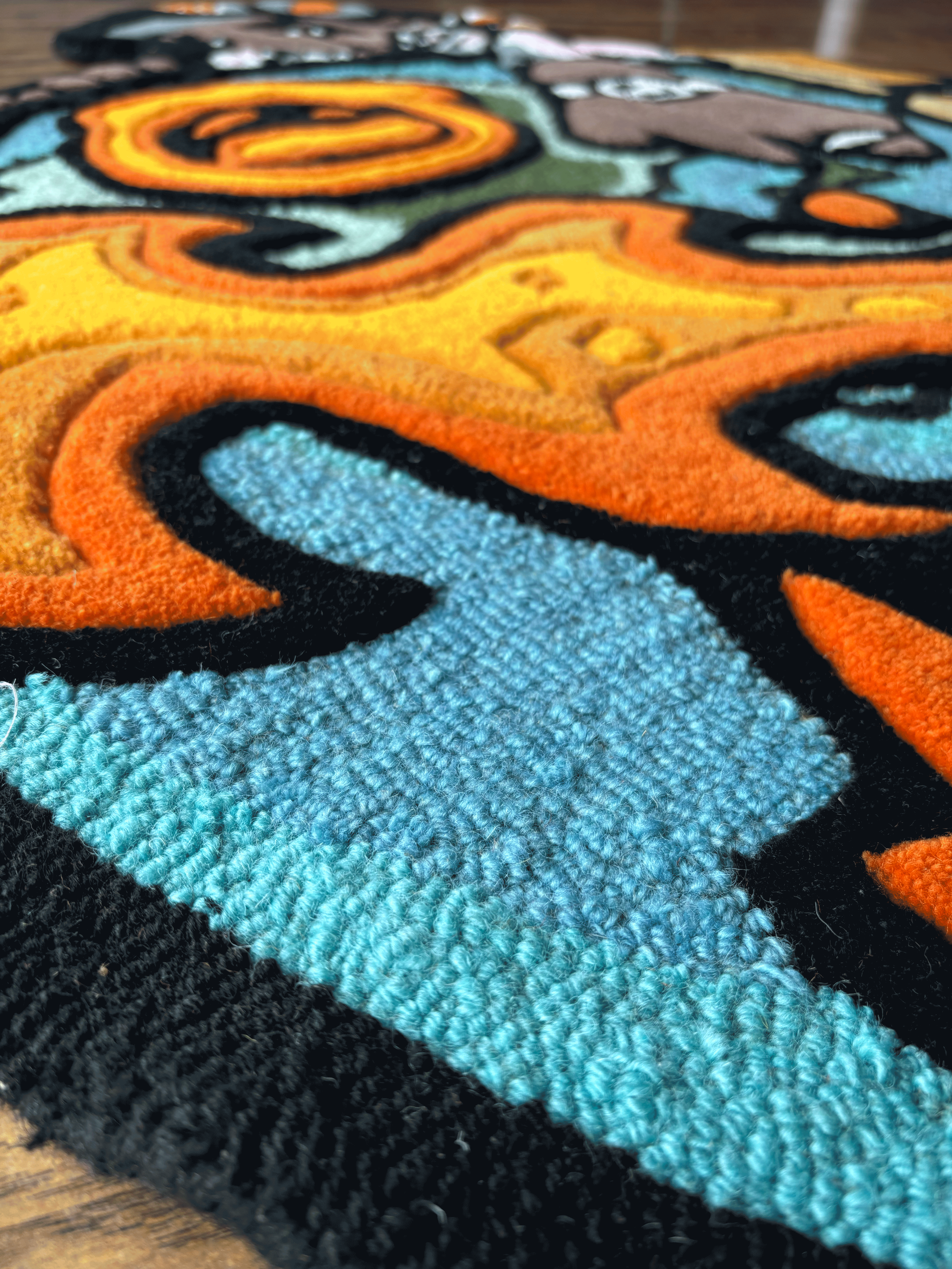 Travis world logo Custom Rug