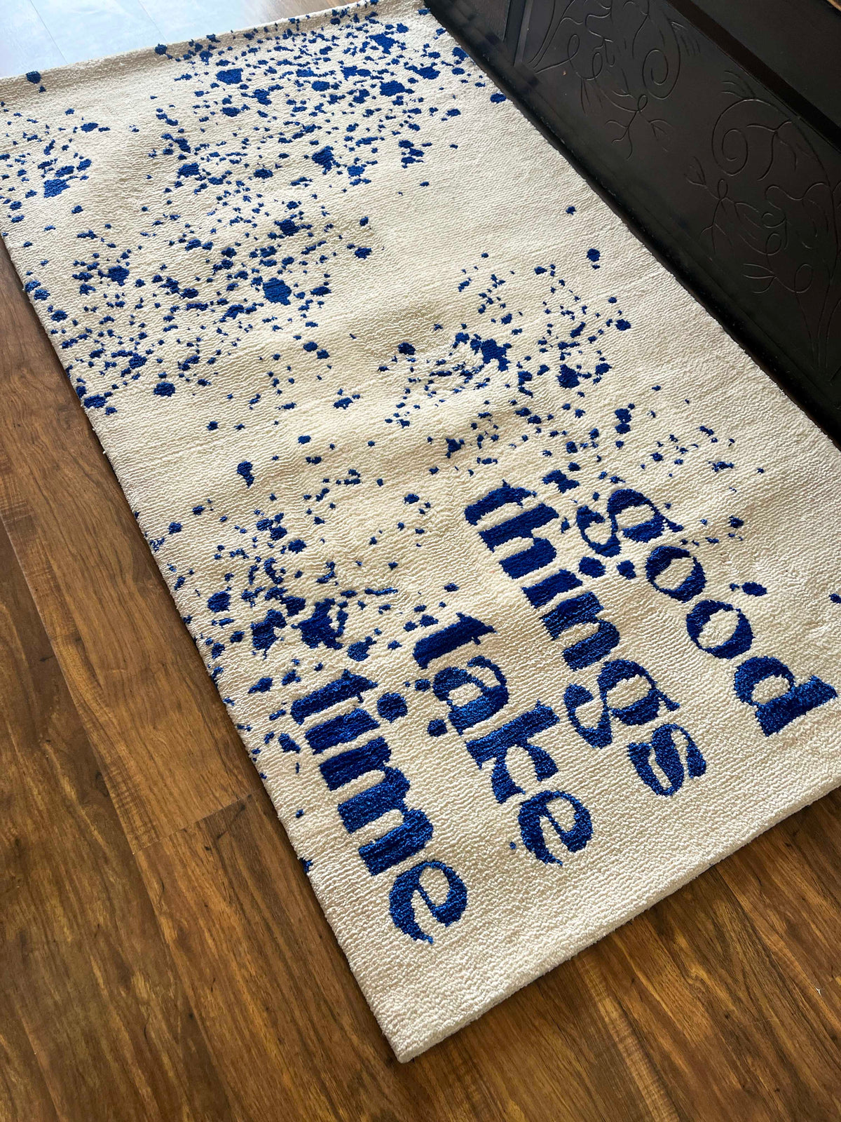 Good Things Take time Machine Made Custom Rug