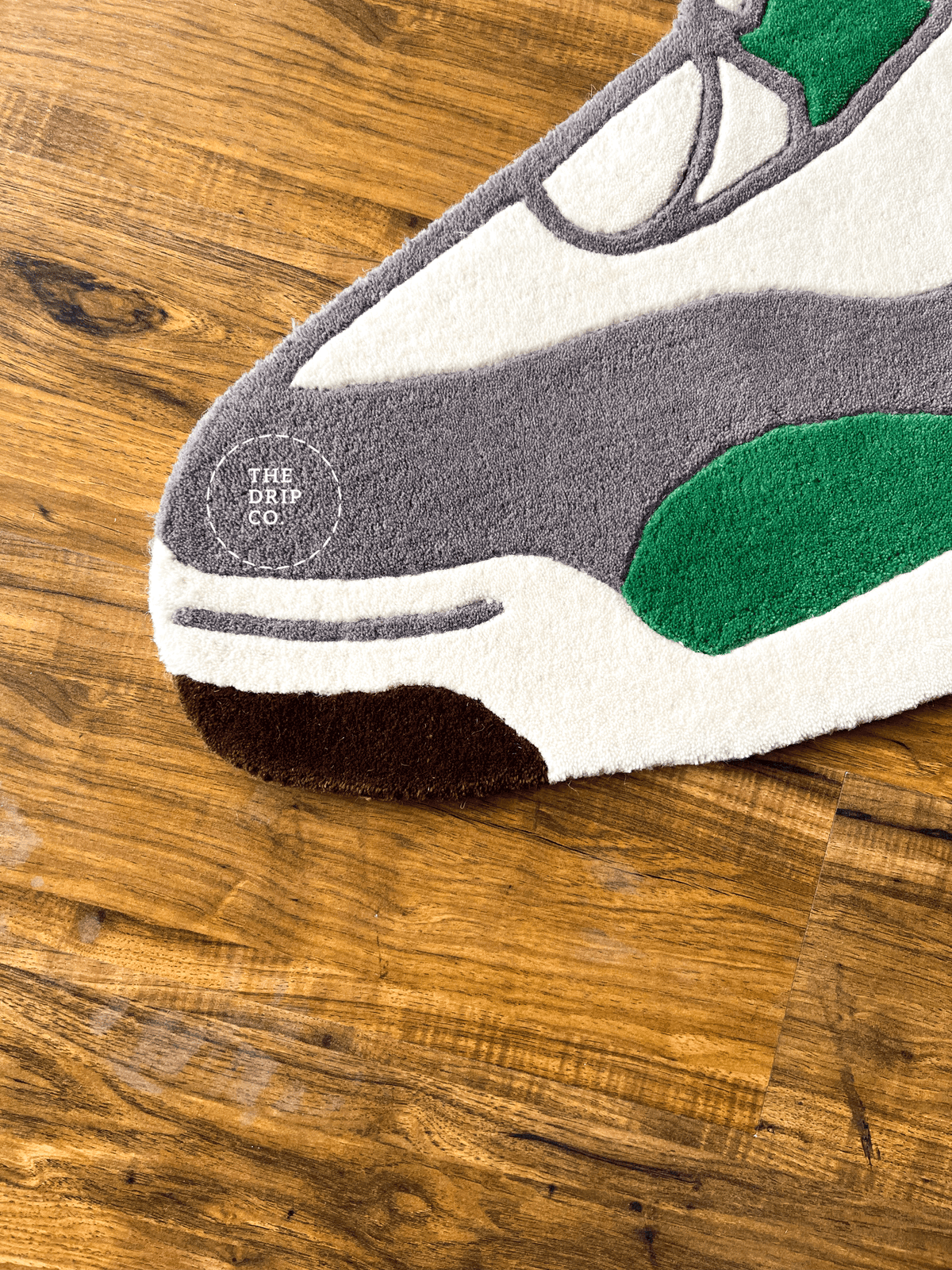 Green Custom Shoe Custom Rug