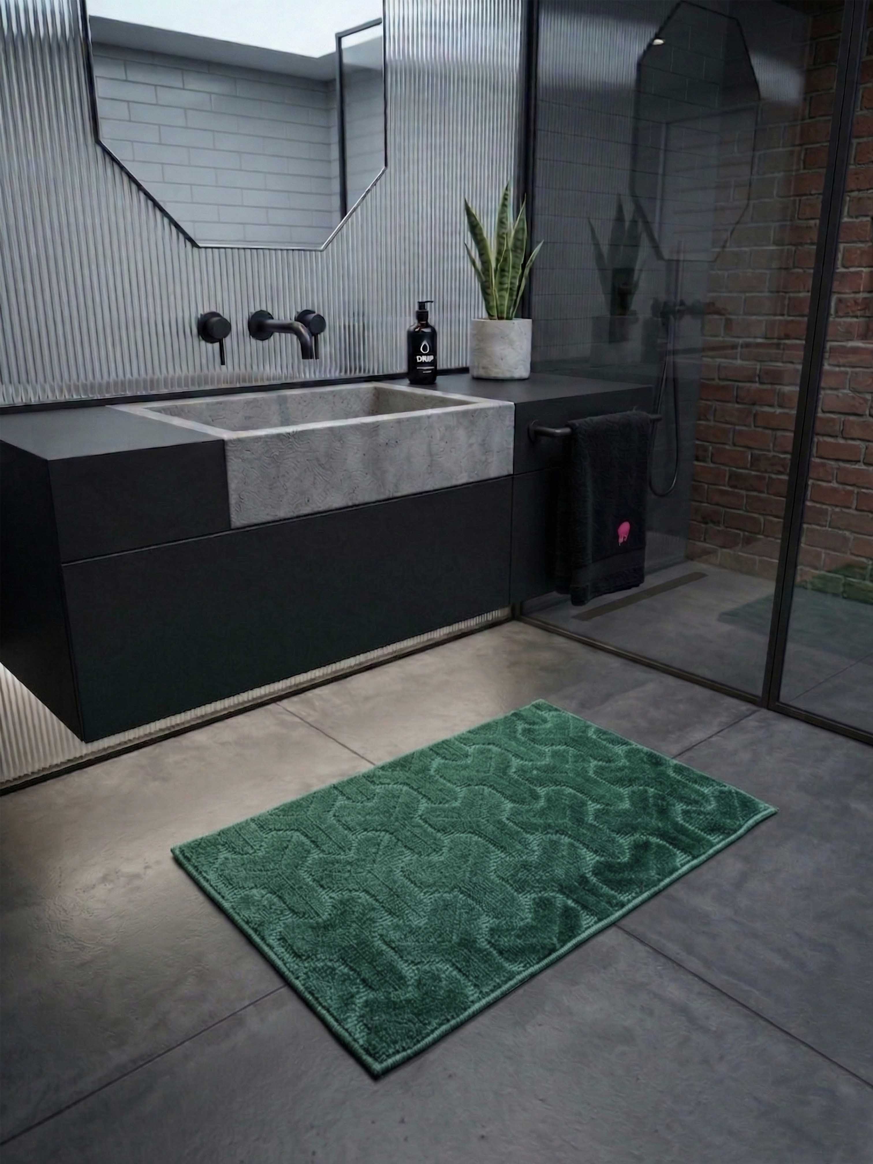 Green Miracle Bath Custom Mat