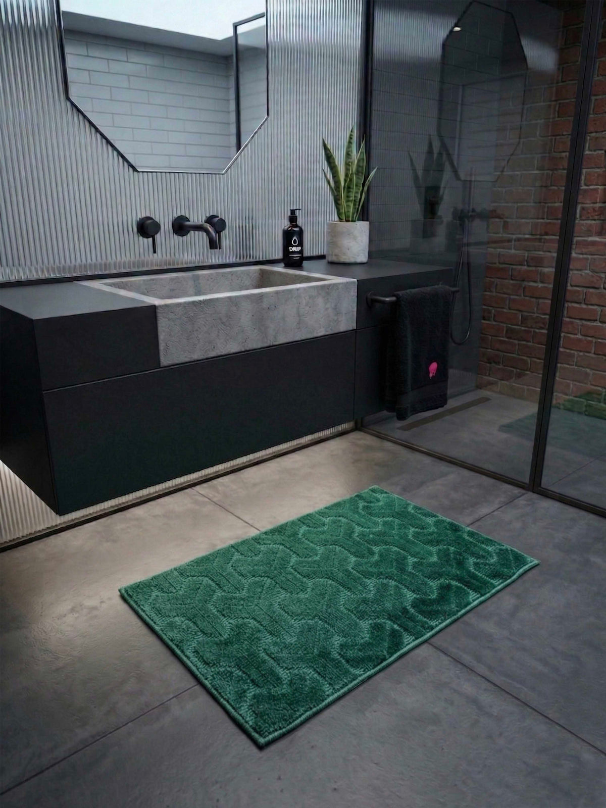 Green Miracle Bath Custom Mat