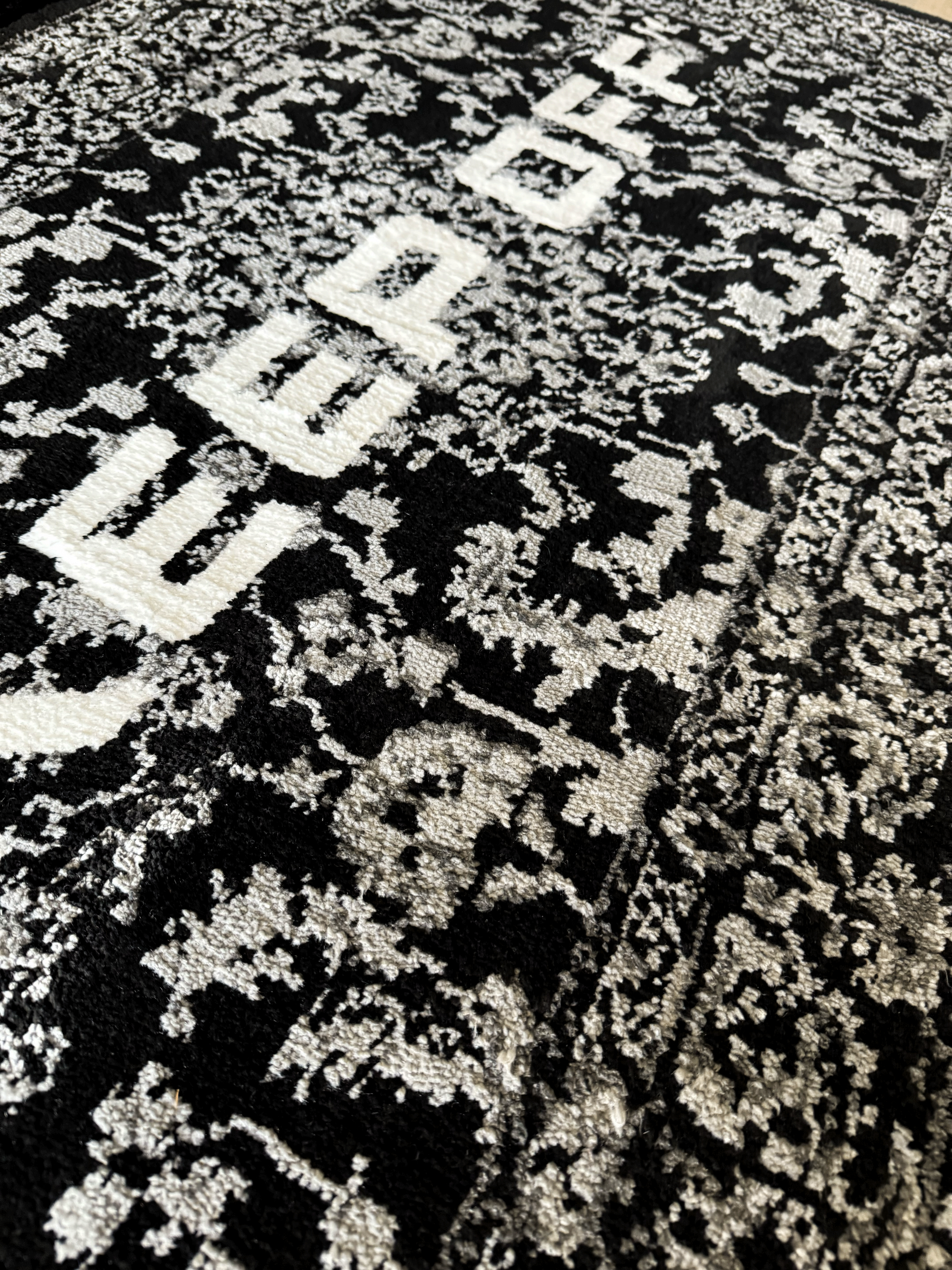 Keep Off Machine Made Custom Rug
