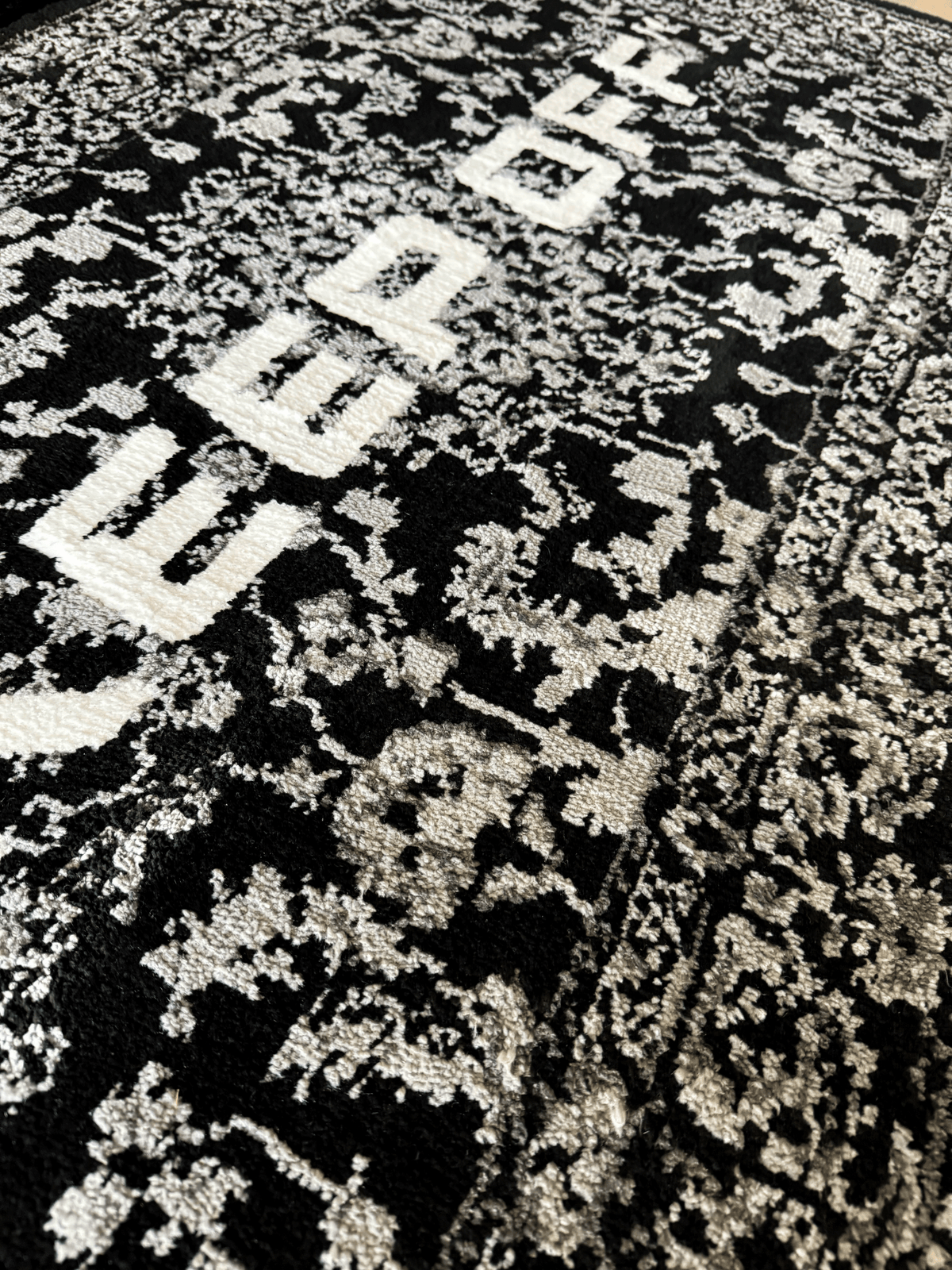 Keep Off Machine Made Custom Rug
