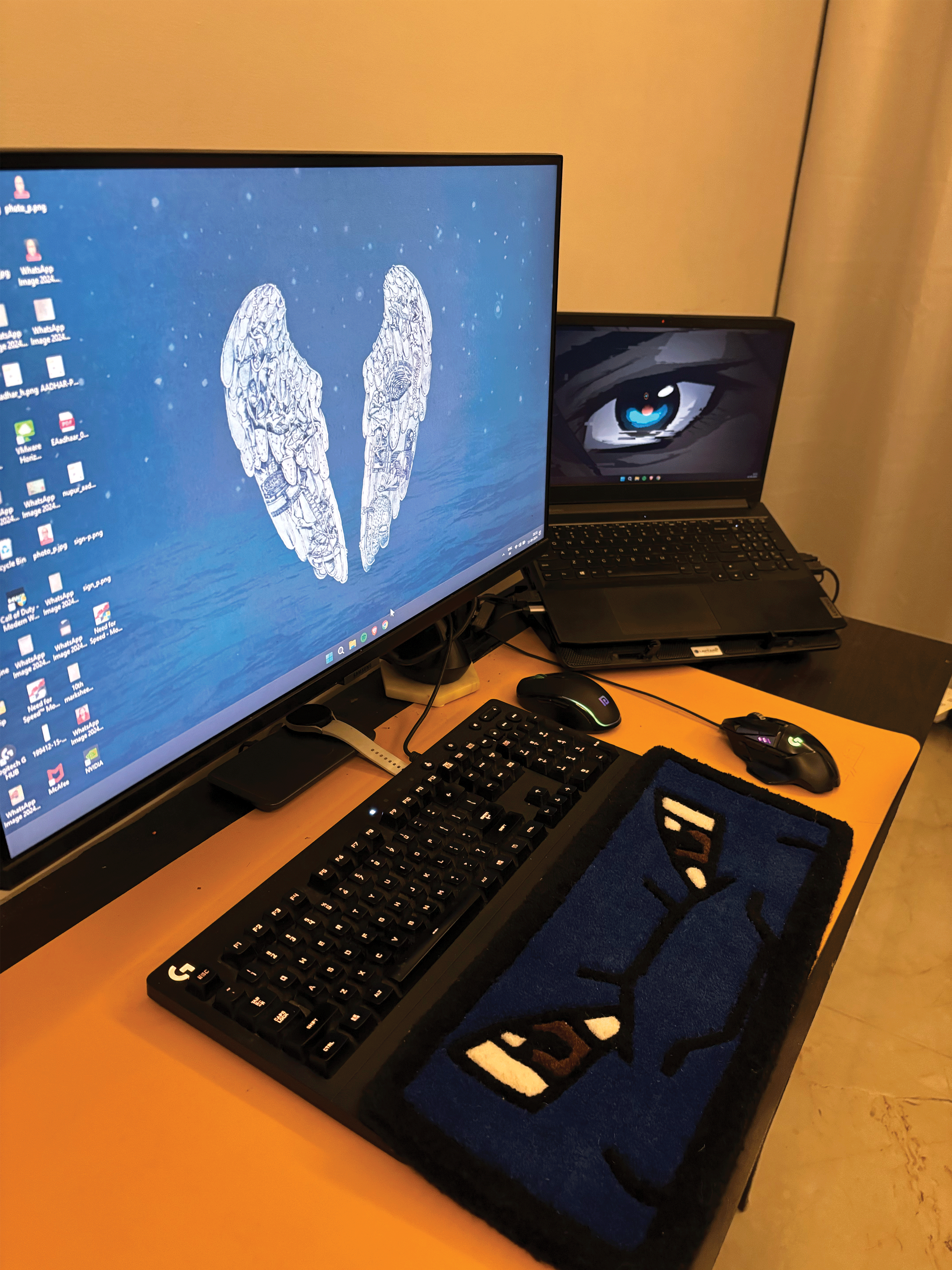 Blast Turtle Mini Luxe Table-Top Custom Rug by The Drip Co.