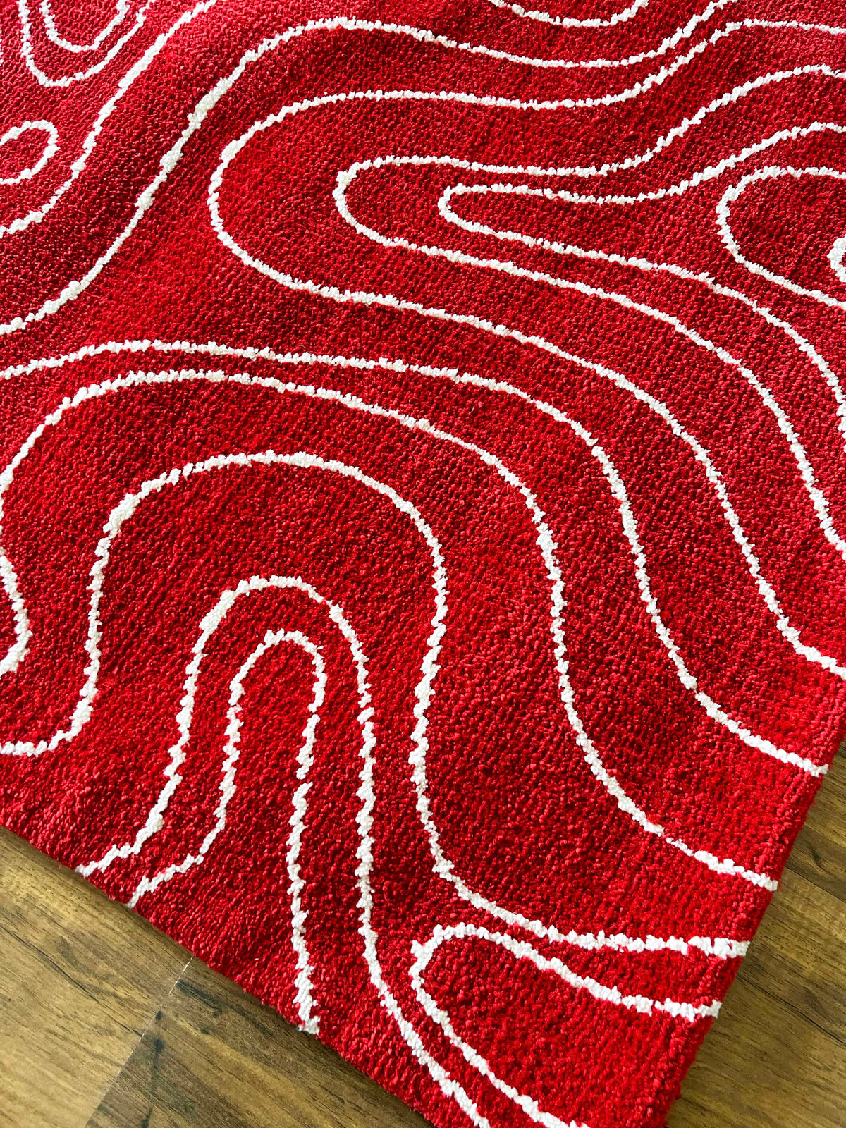 Make love, Make art, make out Machine Made Custom Rug
