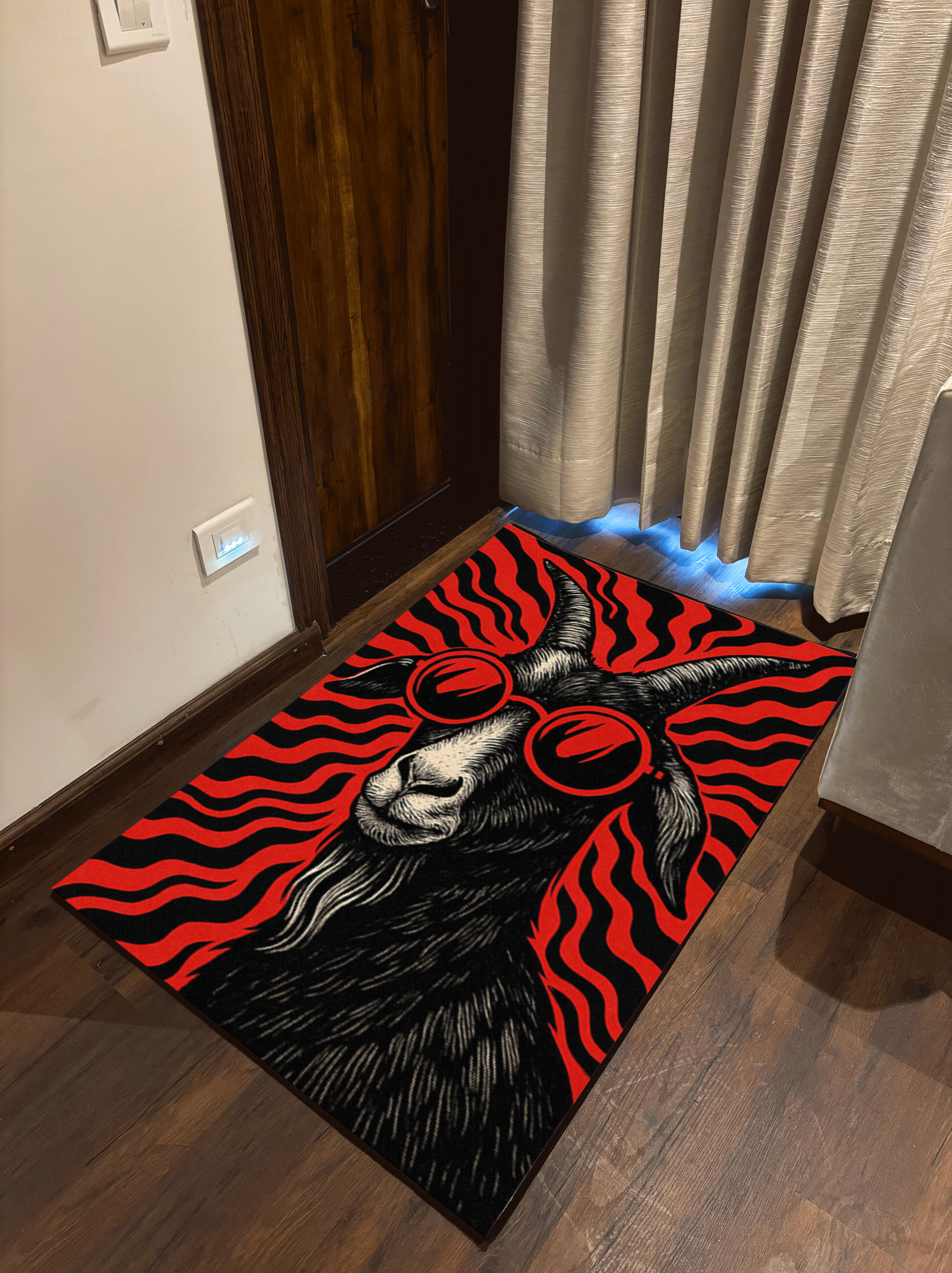 Goat Washable Custom Rug