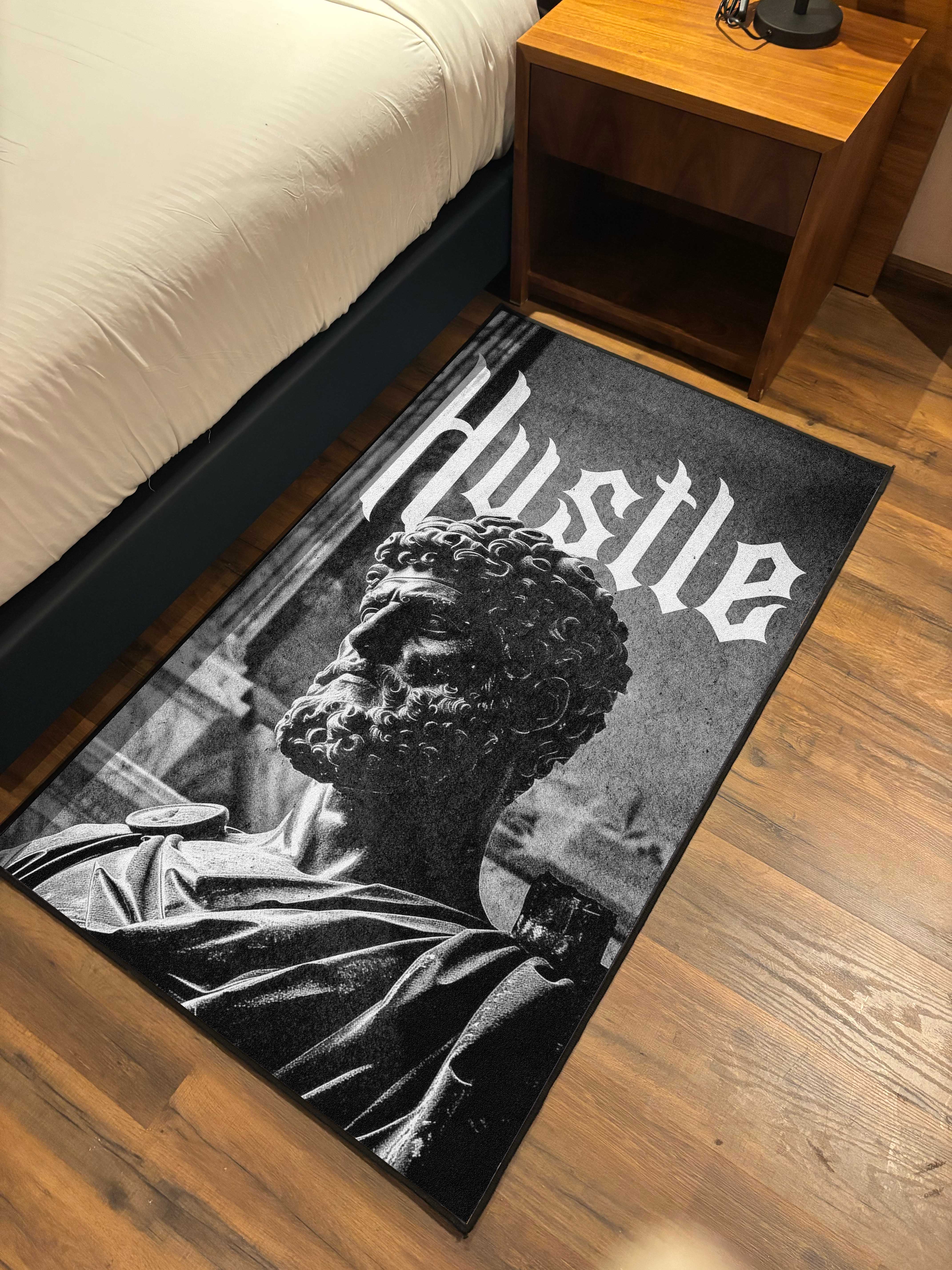 All the way Hustle Washable Rug