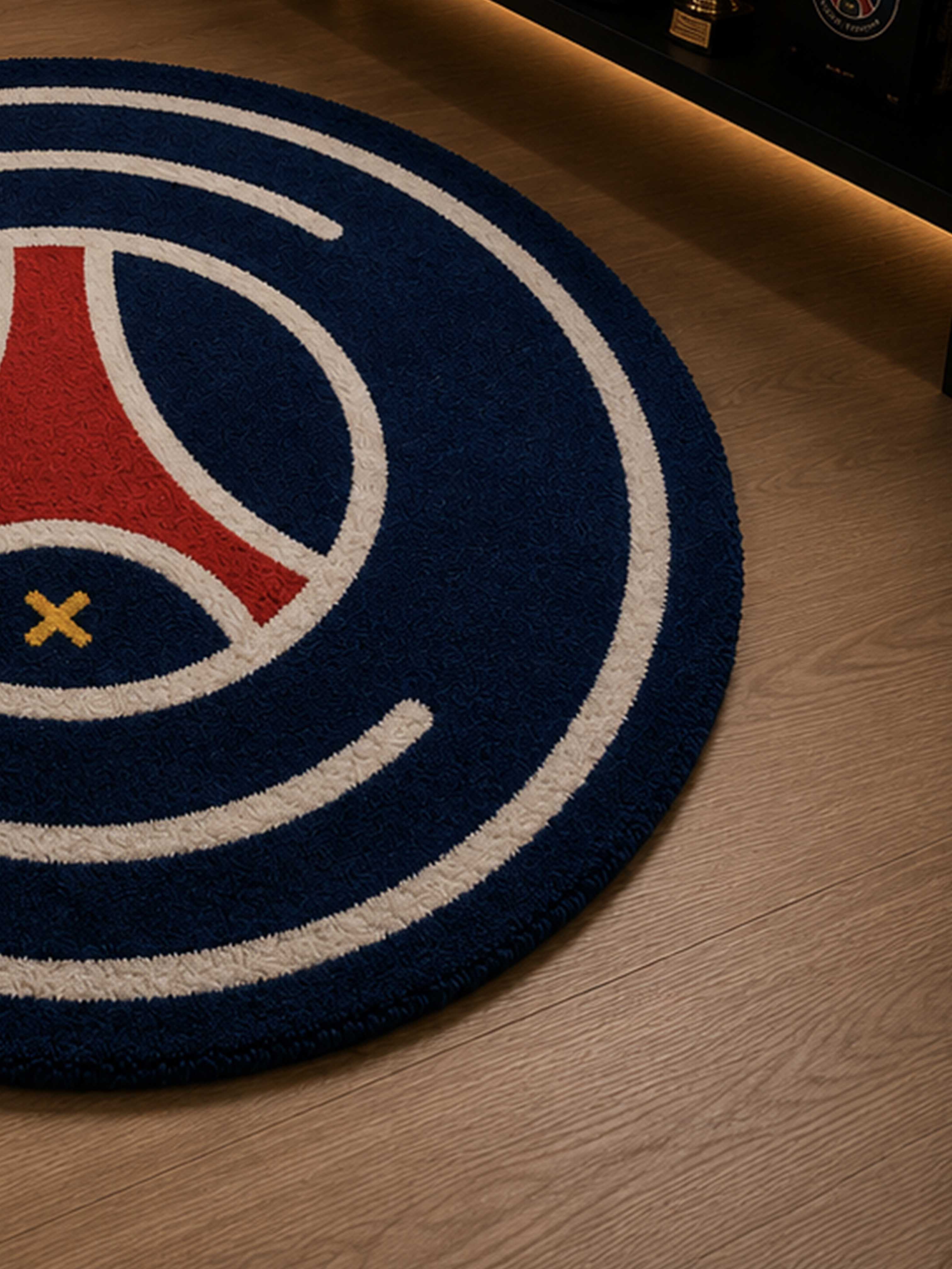 Paris Football hand Tufted Rug