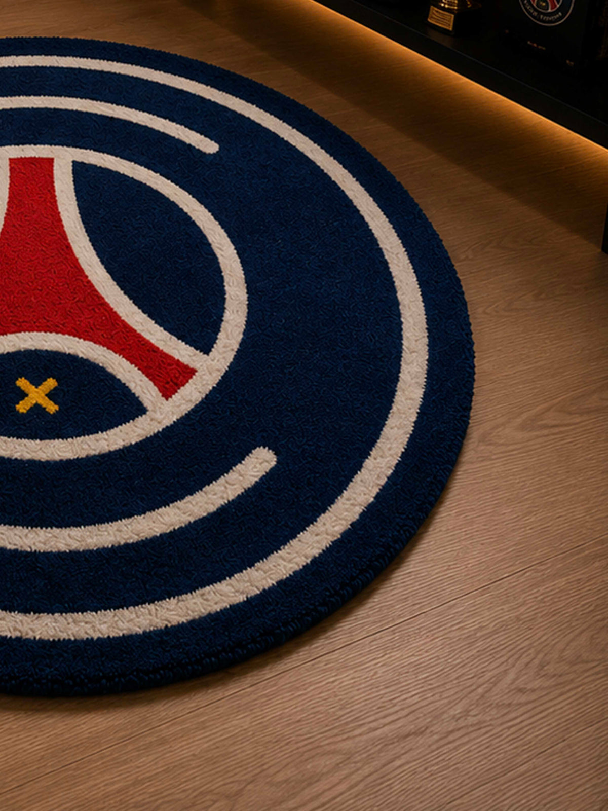 Paris Football hand Tufted Rug