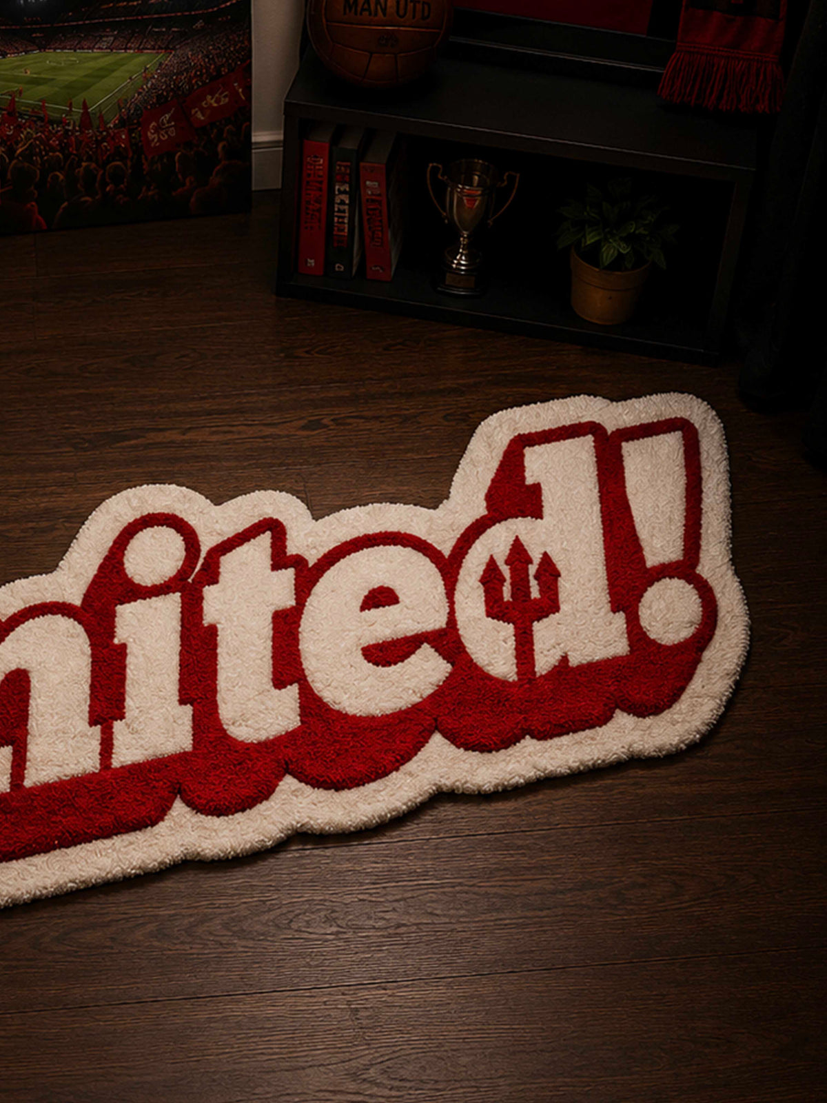 United fan art Hand Tufted Rug