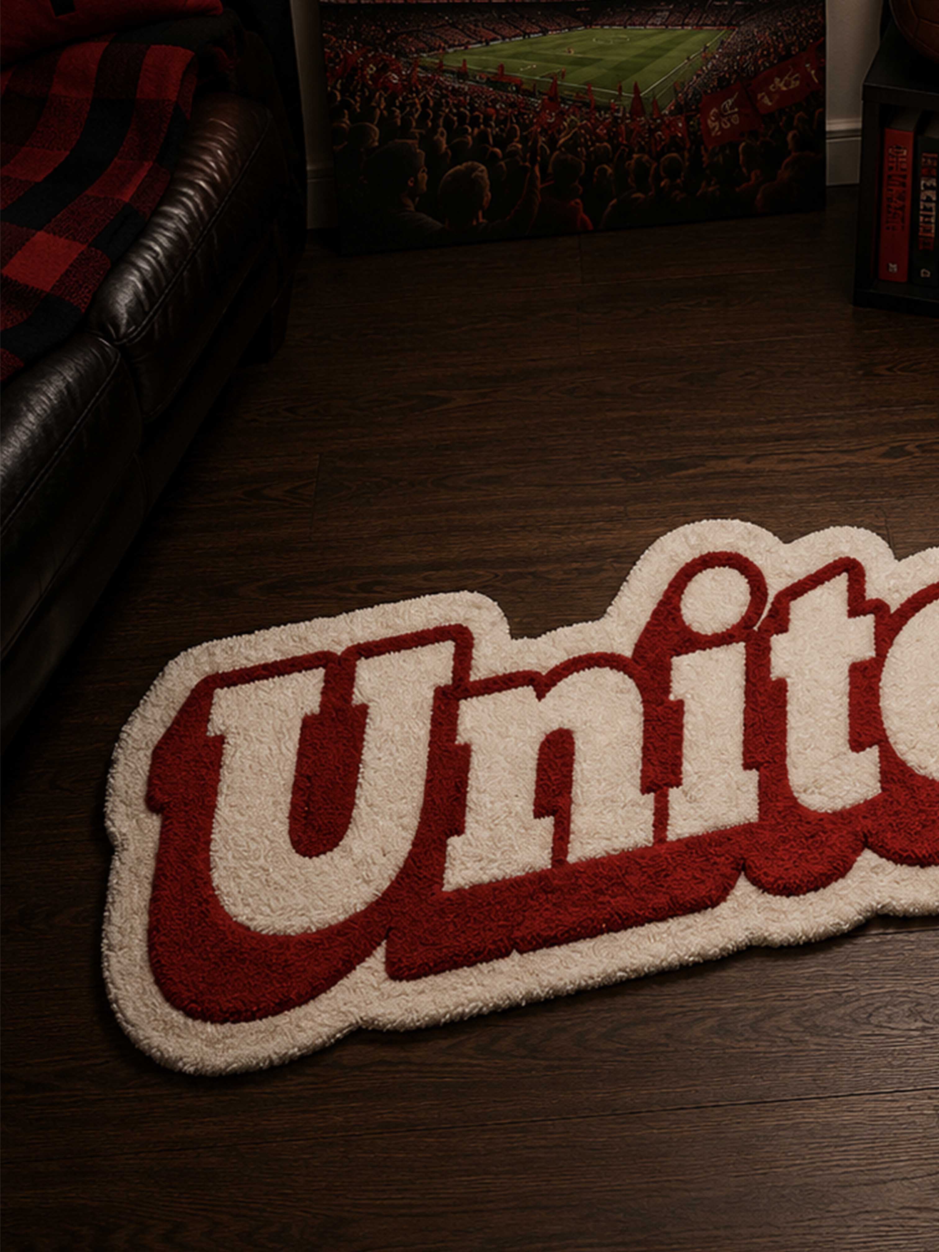 United fan art Hand Tufted Rug