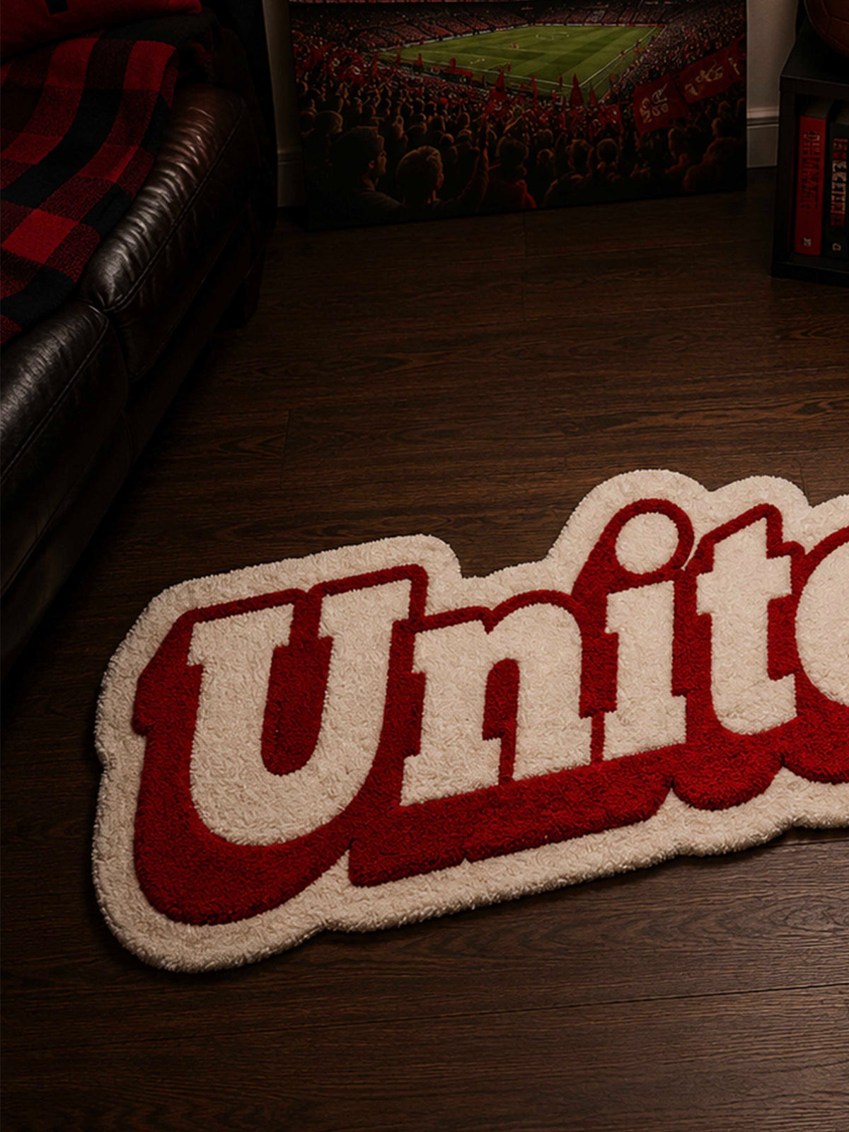 United fan art Hand Tufted Rug