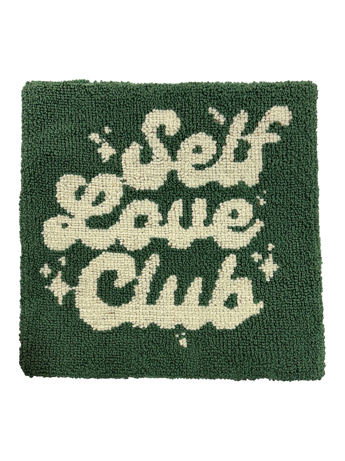 Self Love Club Green cushion cover