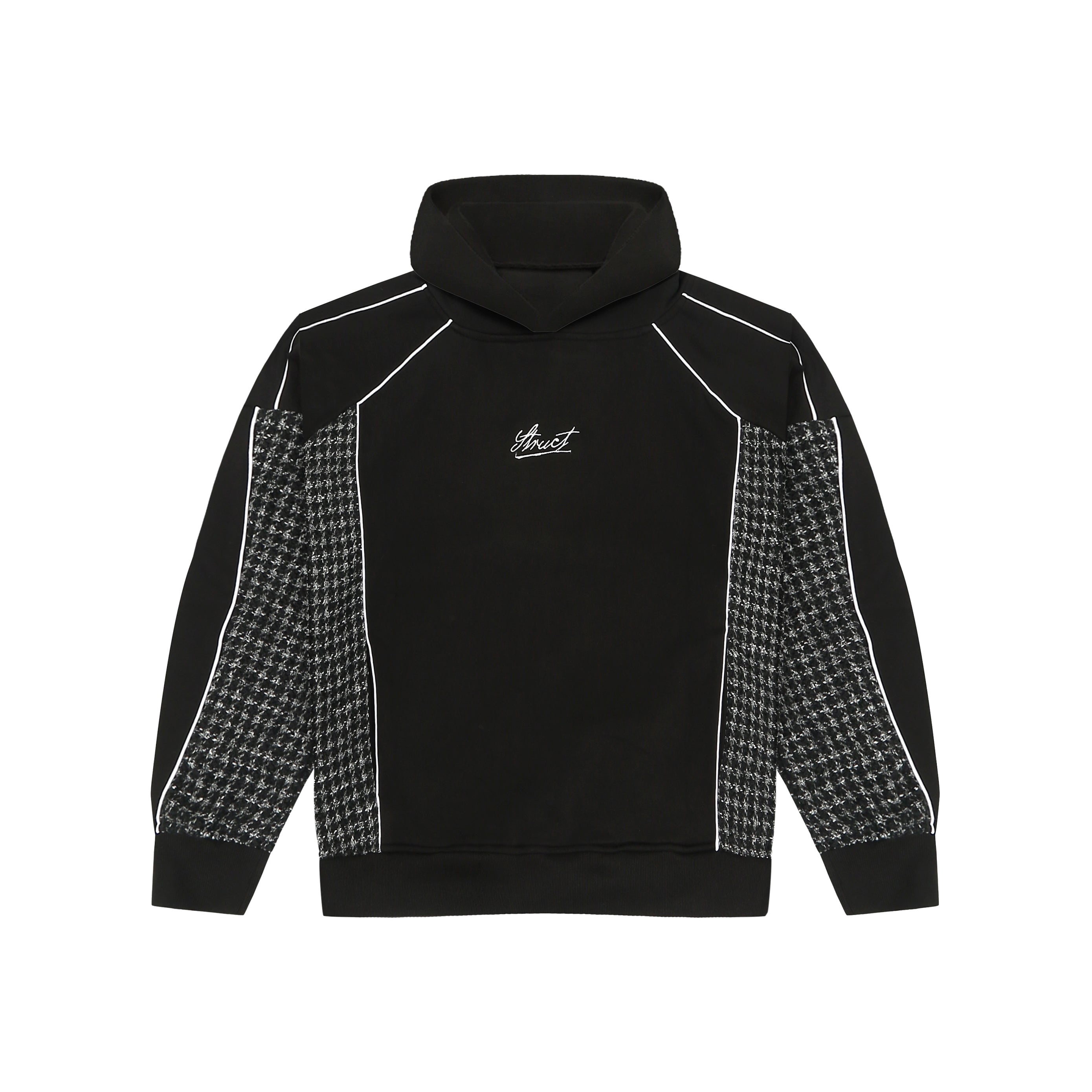 HOUNDSTOOTH CHECK SUITING HOODIE - II