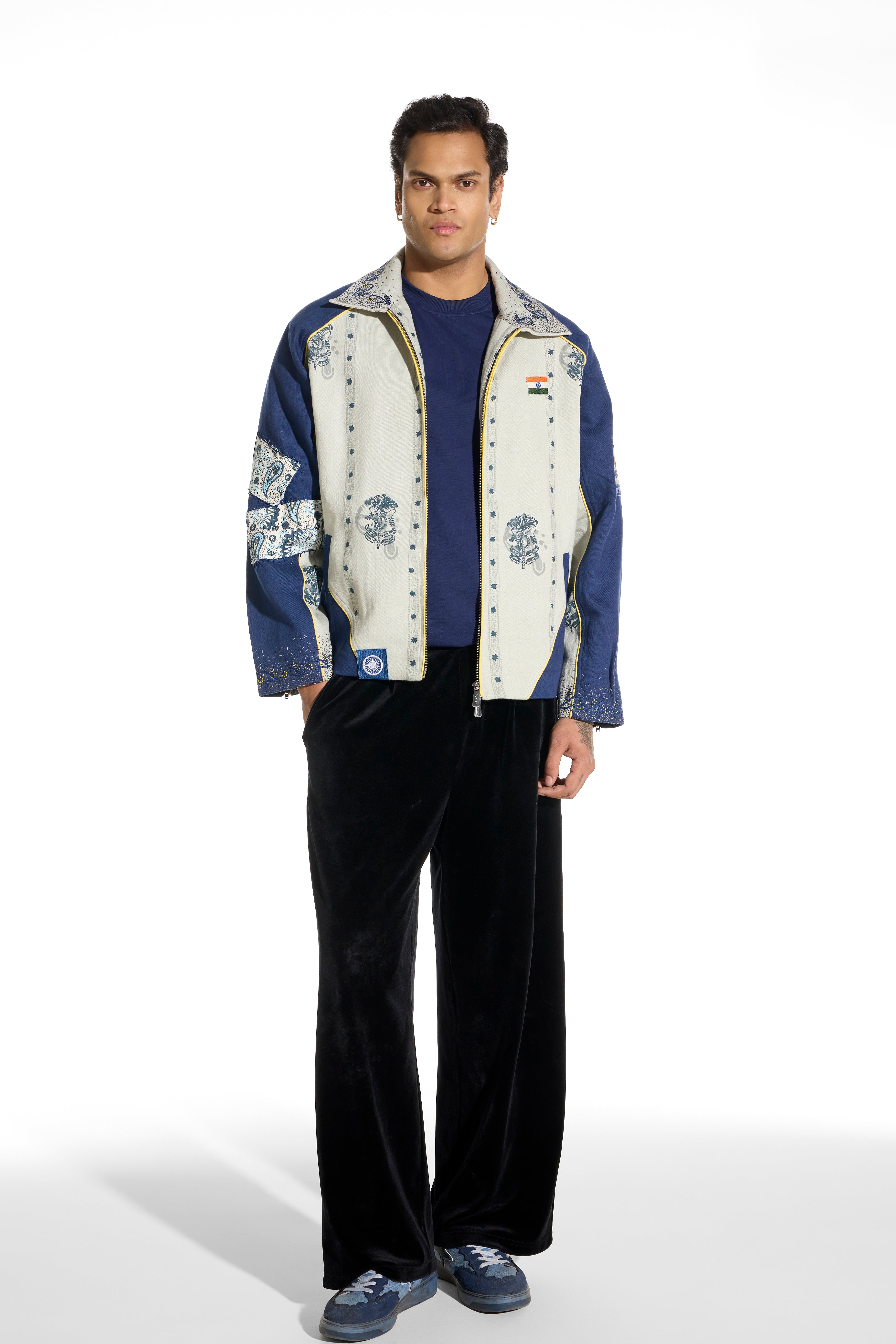 Striped Indigo Glory Jacket