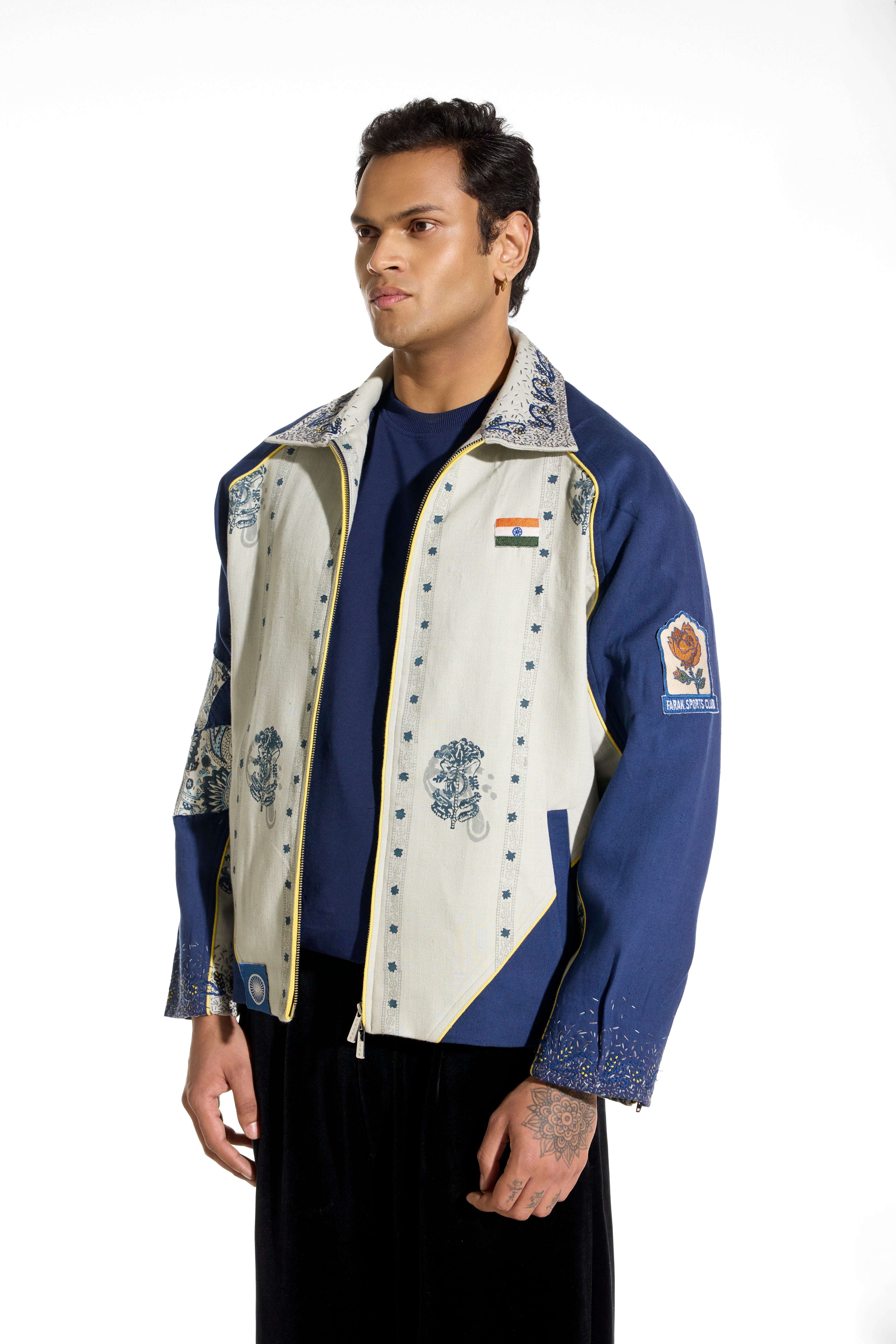 Striped Indigo Glory Jacket