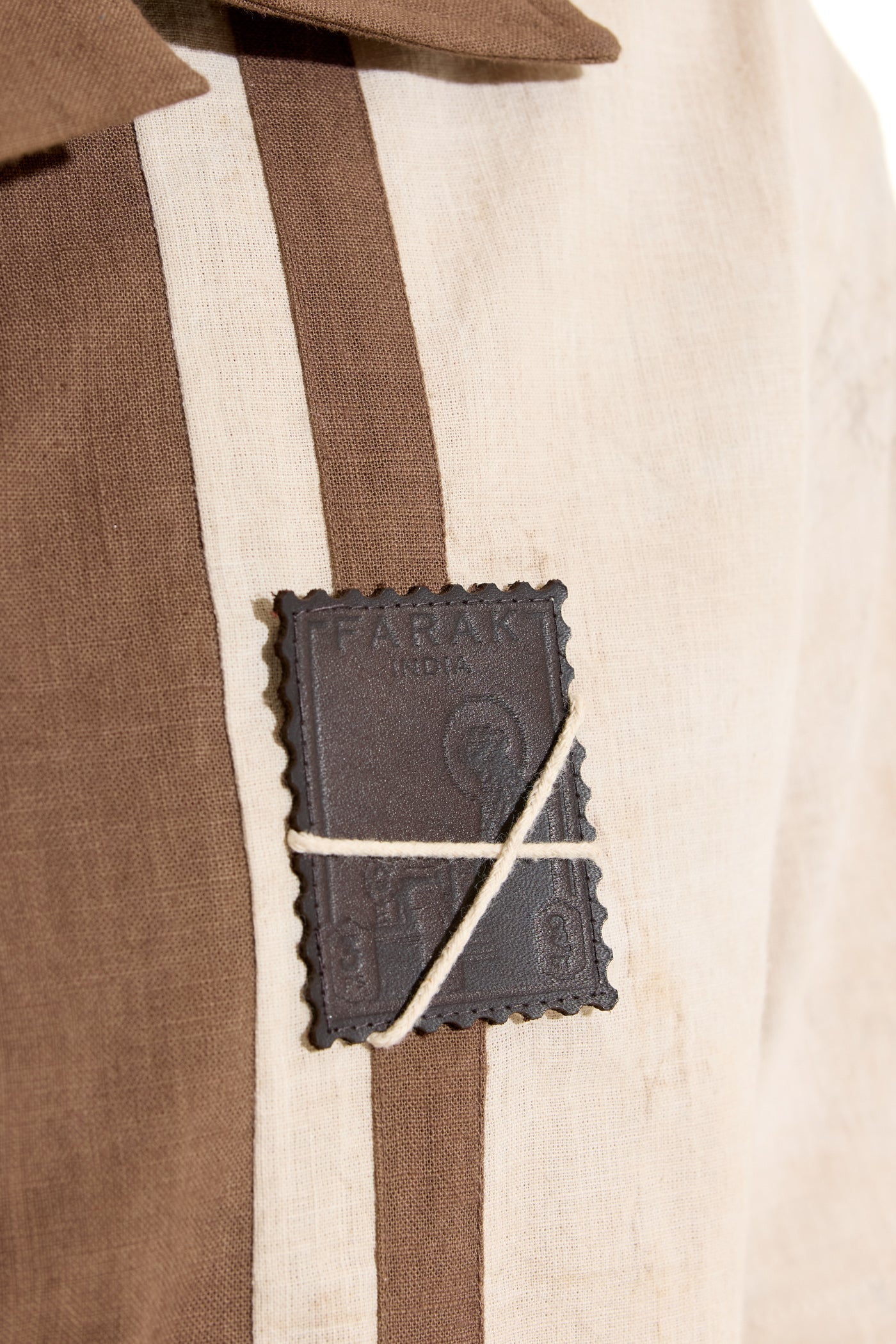 Stripe Beige Polo Shirt