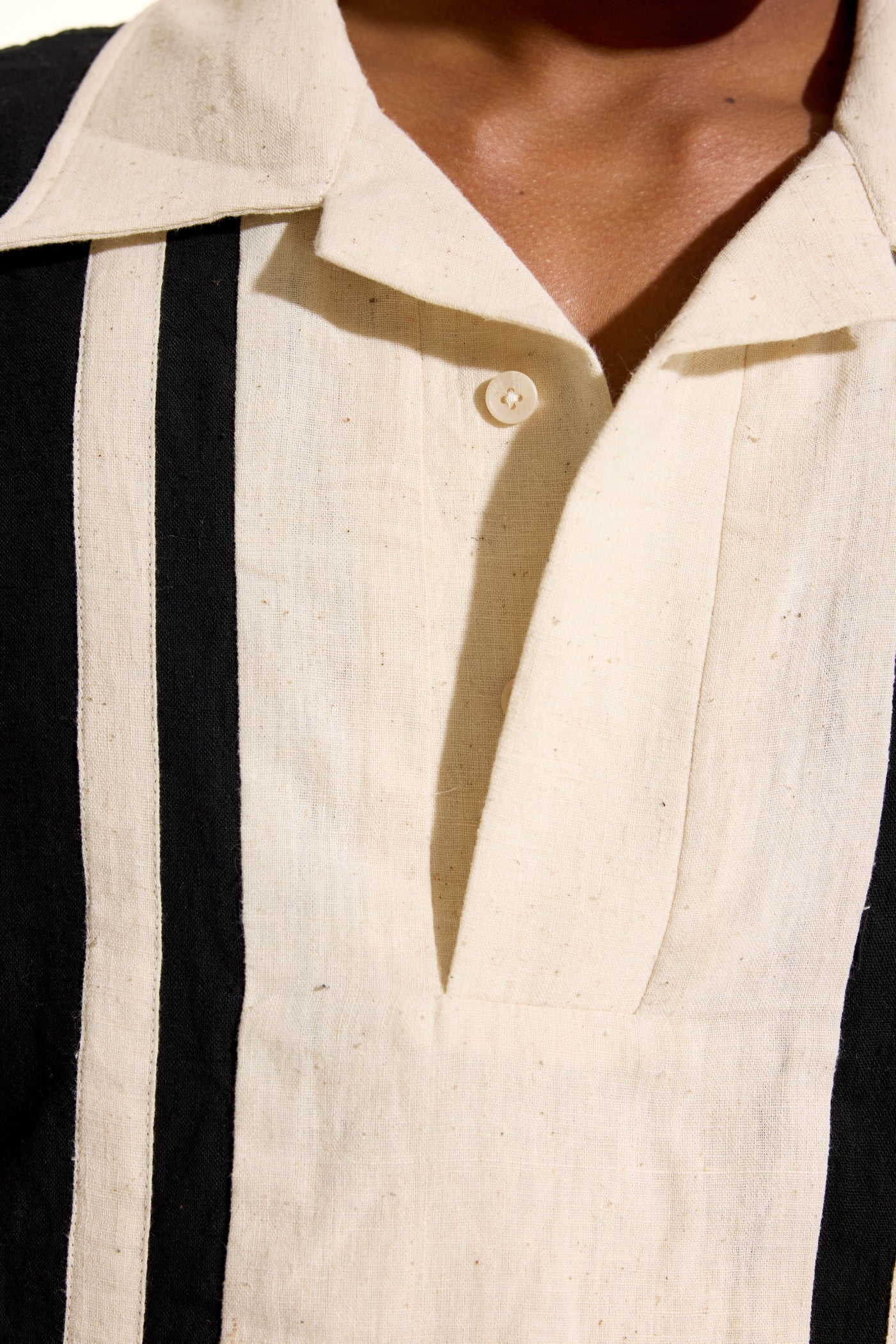 Stripe Black Polo Shirt