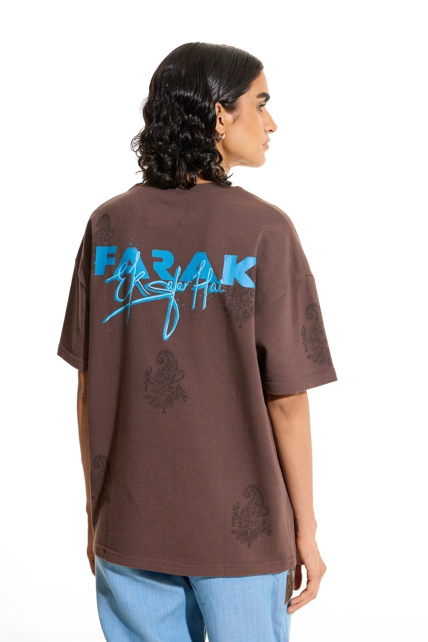 Farak Ek Safar Brown T-Shirt